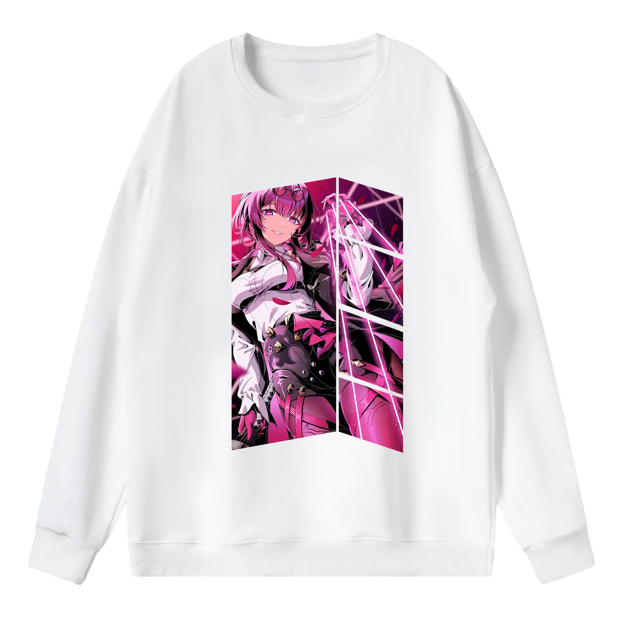 崩壊：スターレイル グッズ カフカ - 薄手 クルーネック スウェット 裏毛260g · ポリエステル 春秋向け カジュアル 男女兼用 · トレーナー デイリー スポーツ 散歩に最適