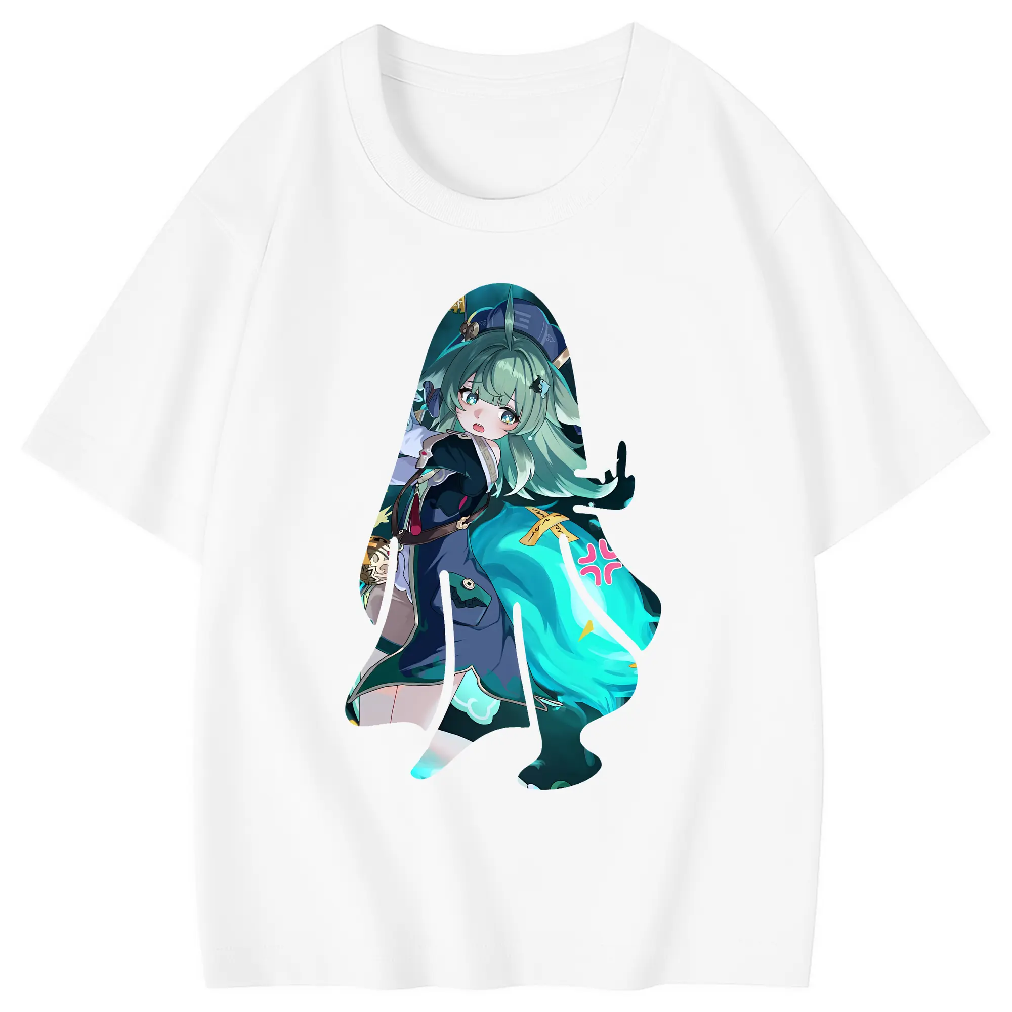 崩壊：スターレイル グッズ フォフォ - 綿100％ キッズTシャツ ・ フロントプリント ・ 快適 通気性 ・ スポーツ カジュアル 散歩用