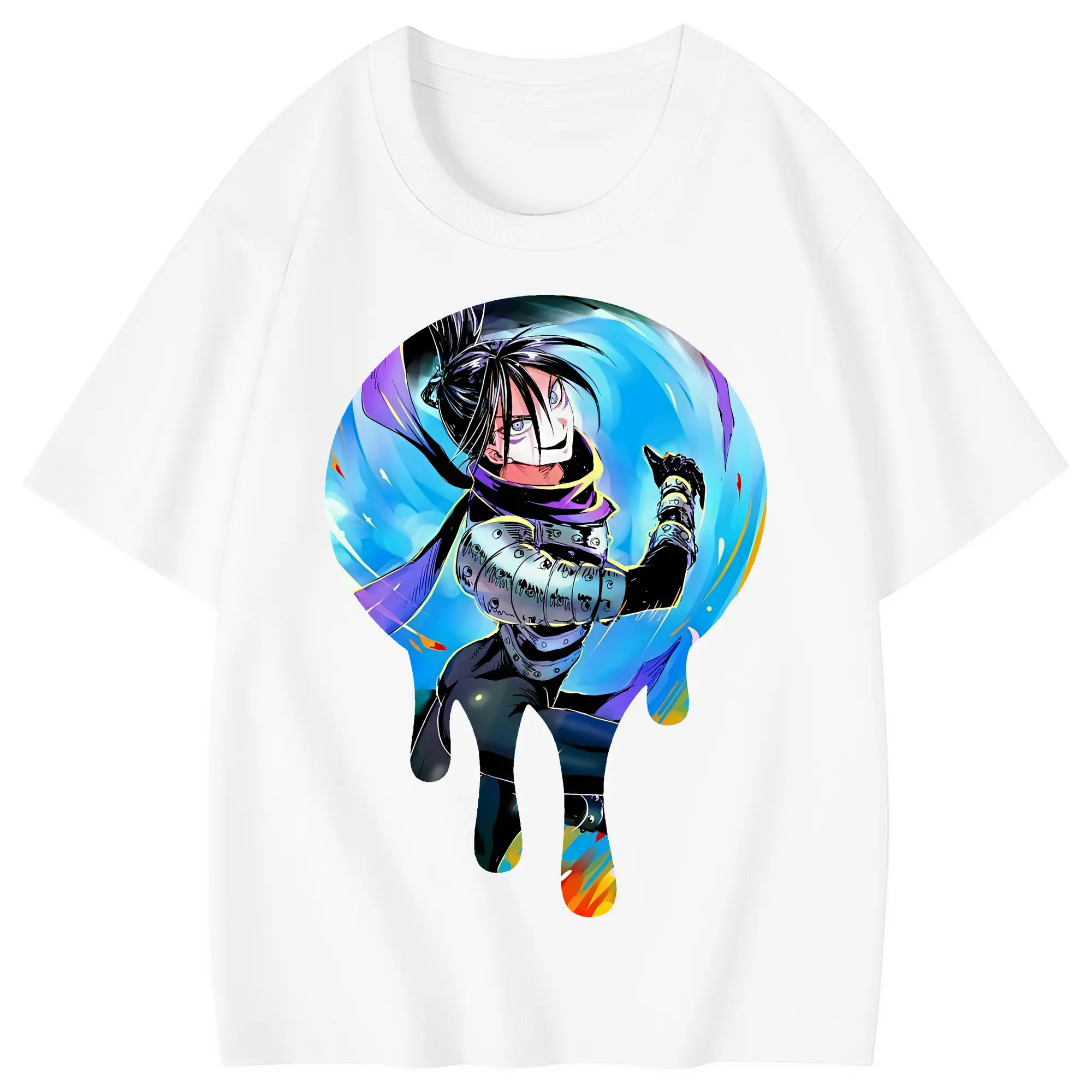 ワンパンマン グッズ 音速のソニック - 綿100％ キッズTシャツ ・ フロントプリント ・ 快適 通気性 ・ スポーツ カジュアル 散歩用