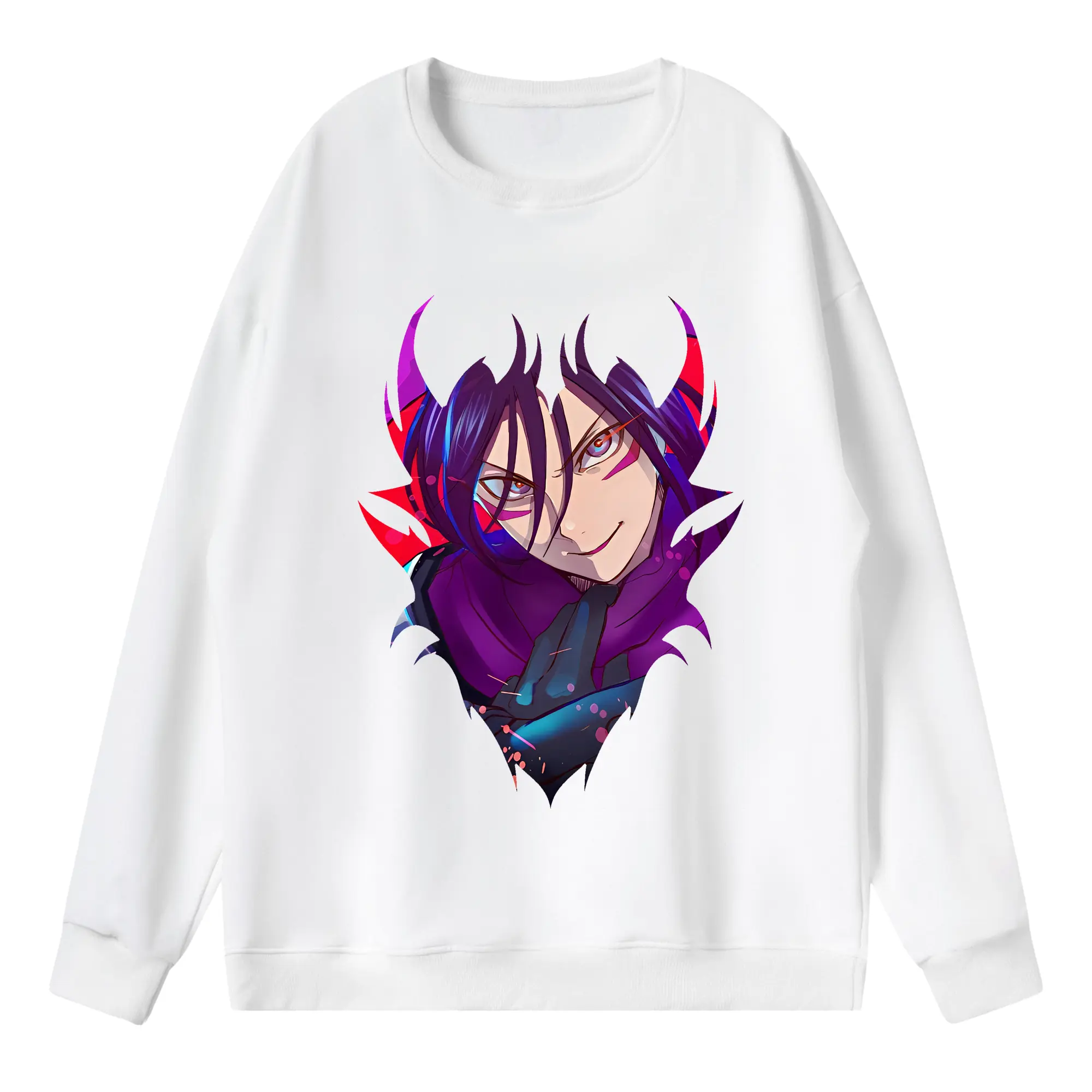 ワンパンマン グッズ 音速のソニック - 薄手 クルーネック スウェット 裏毛260g · ポリエステル 春秋向け カジュアル 男女兼用 · トレーナー デイリー スポーツ 散歩に最適