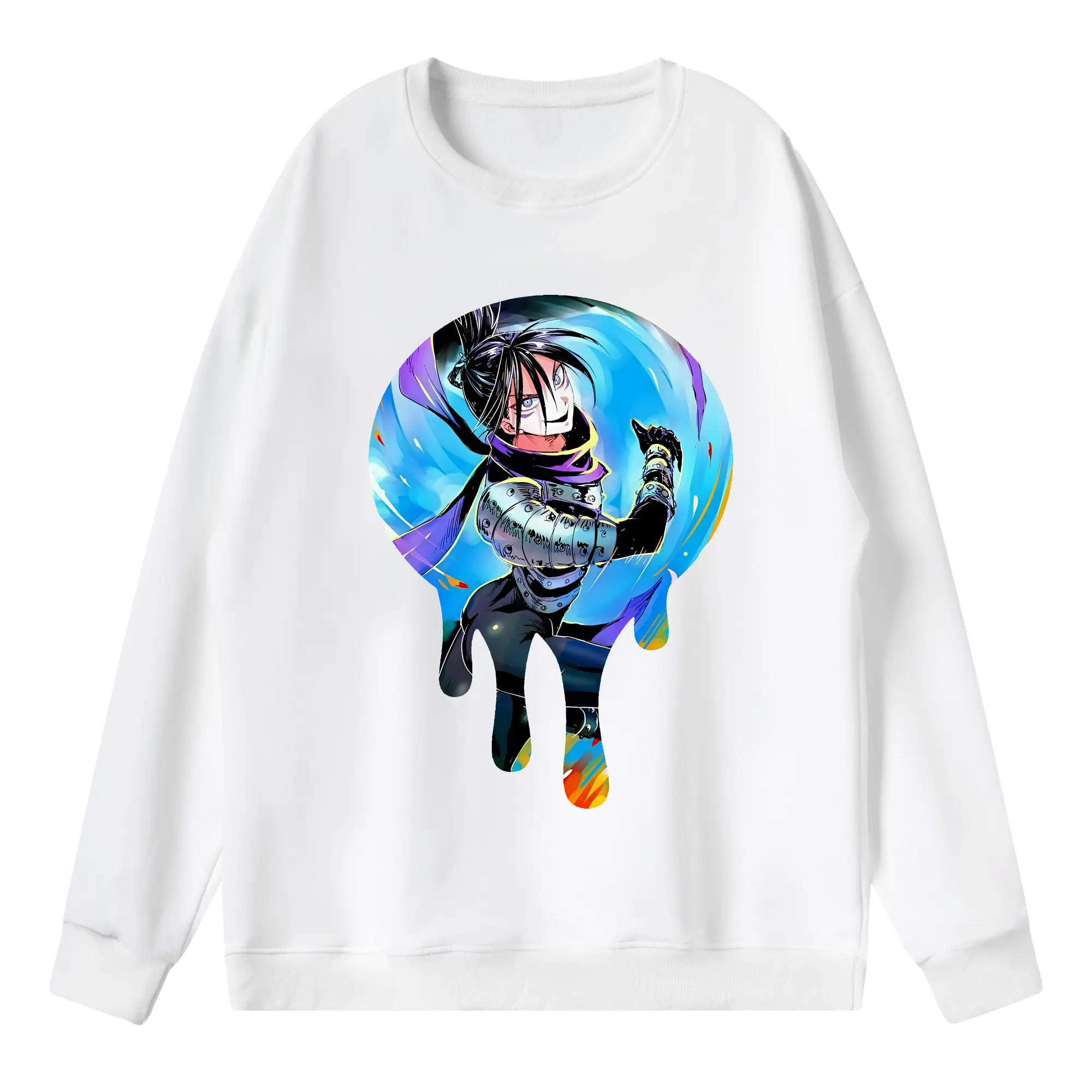 ワンパンマン グッズ 音速のソニック - 薄手 クルーネック スウェット 裏毛260g · ポリエステル 春秋向け カジュアル 男女兼用 · トレーナー デイリー スポーツ 散歩に最適