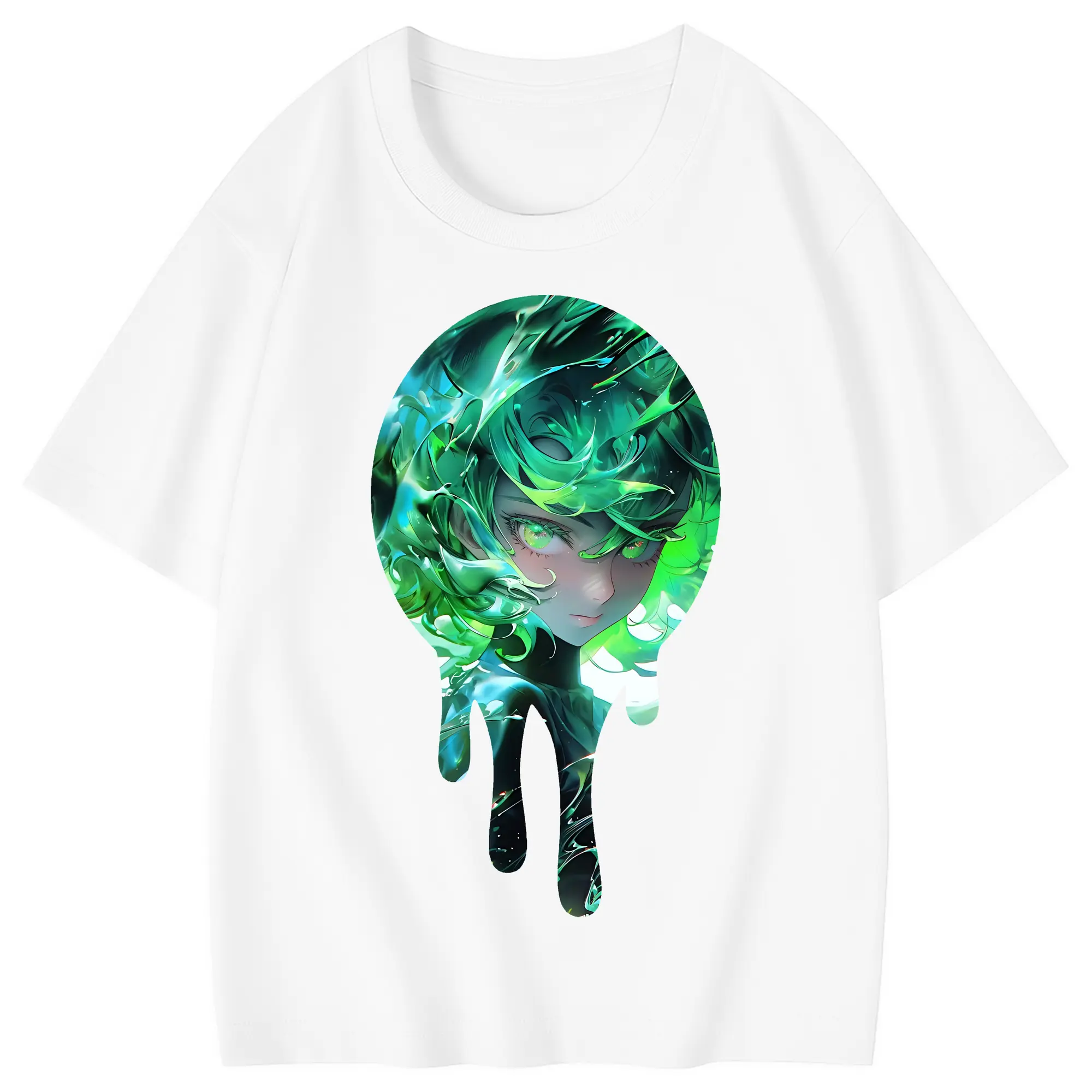 ワンパンマン グッズ 戦慄のタツマキ - 綿100％ キッズTシャツ ・ フロントプリント ・ 快適 通気性 ・ スポーツ カジュアル 散歩用