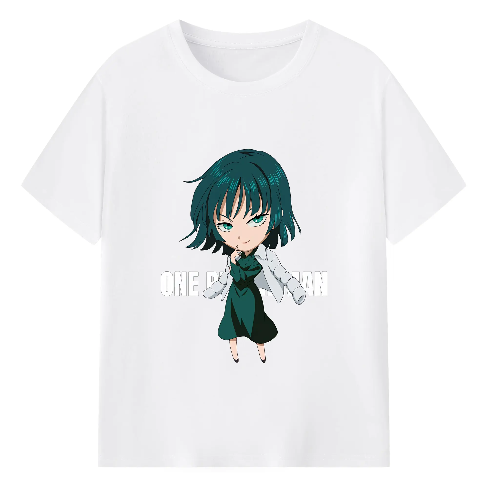 ワンパンマン グッズ 地獄のフブキ - 綿100％ 半袖Tシャツ ・ フロントプリント ・ 快適 通気性 ・ 日常使い 散歩 スポーツ用