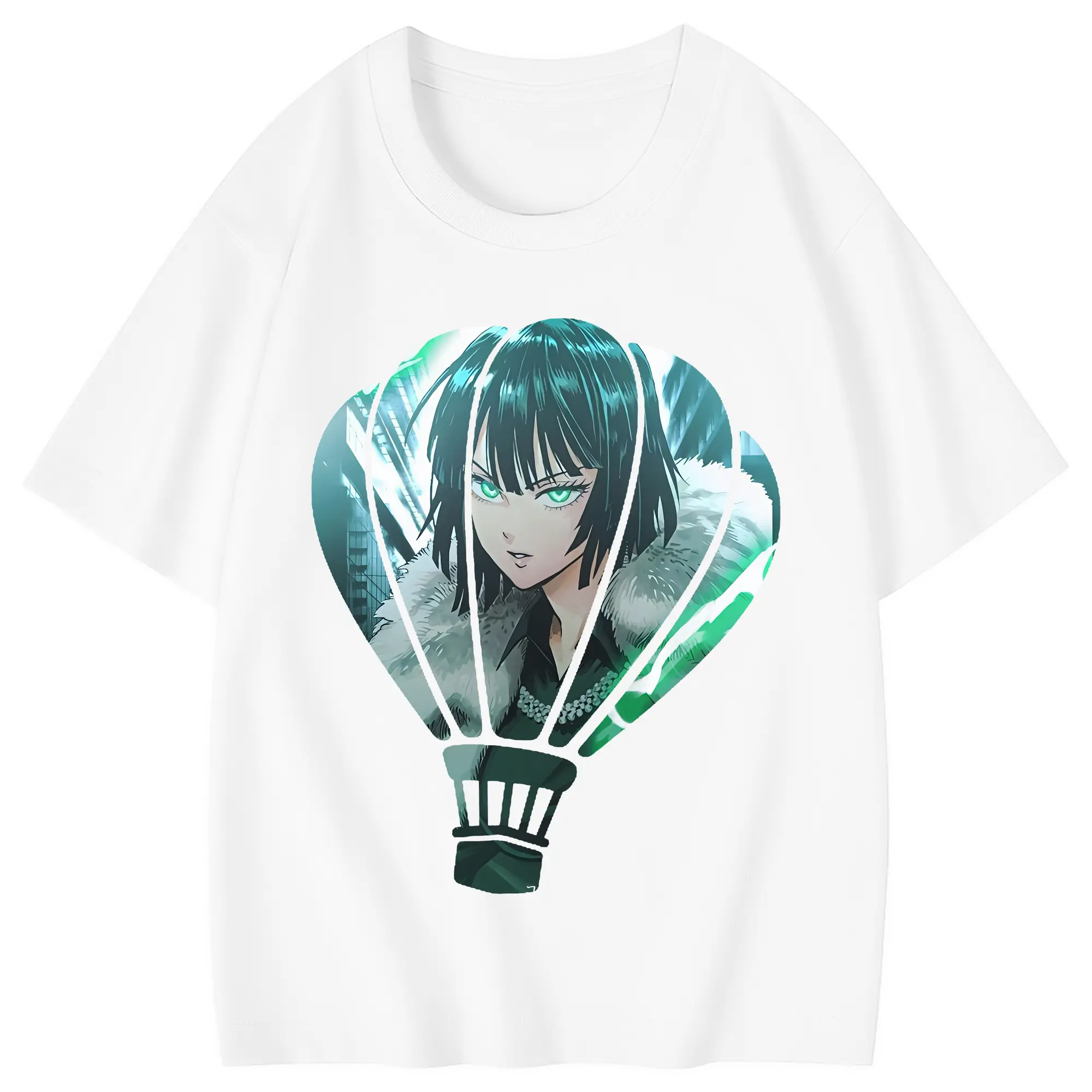 ワンパンマン グッズ 地獄のフブキ - 綿100％ キッズTシャツ ・ フロントプリント ・ 快適 通気性 ・ スポーツ カジュアル 散歩用