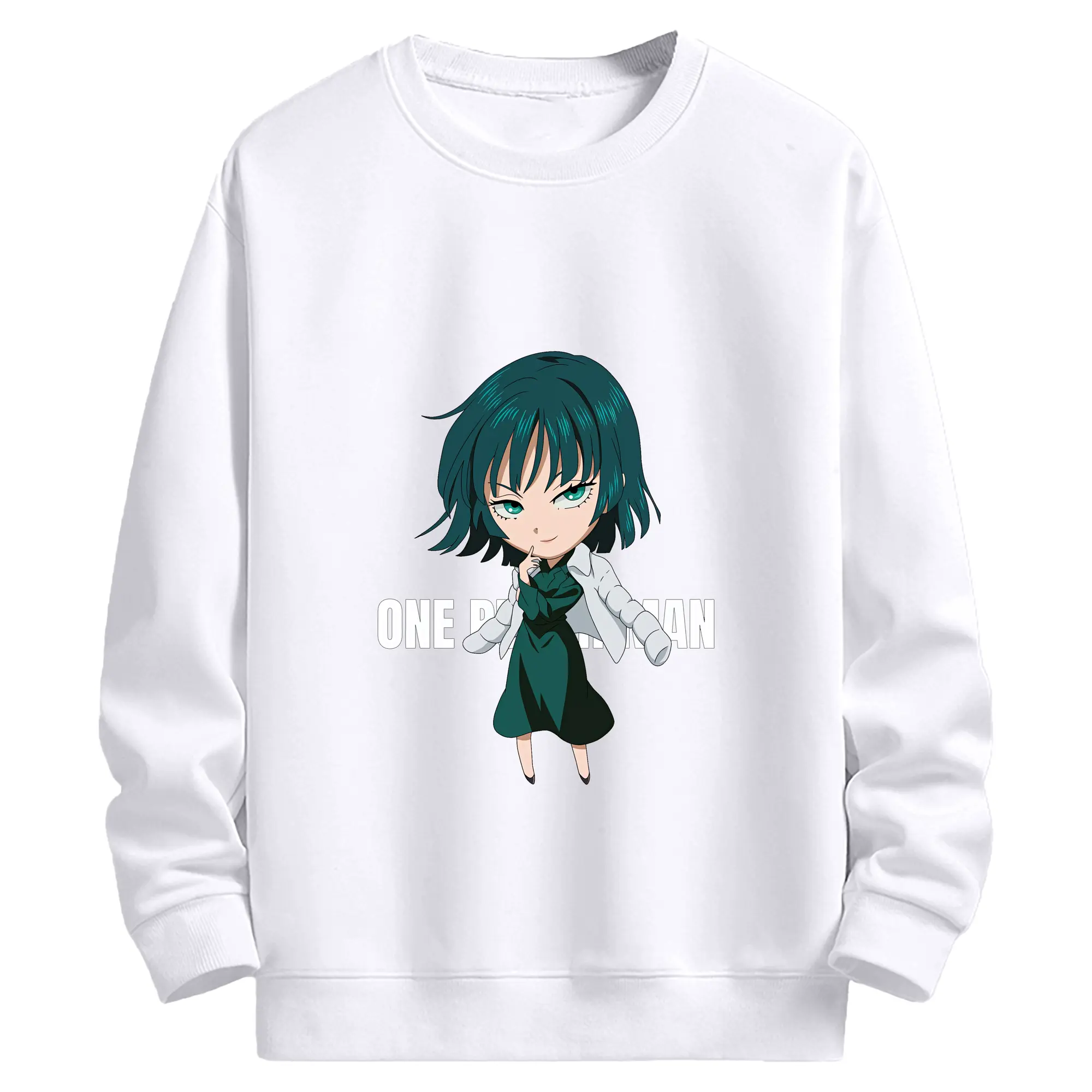 ワンパンマン グッズ 地獄のフブキ - 高品質 クルーネック スウェット ・ コットン59％ ポリエステル41％ ・ ユニセックス 長袖 トレーナー ・ カジュアル デイリー スポーツ 散歩用