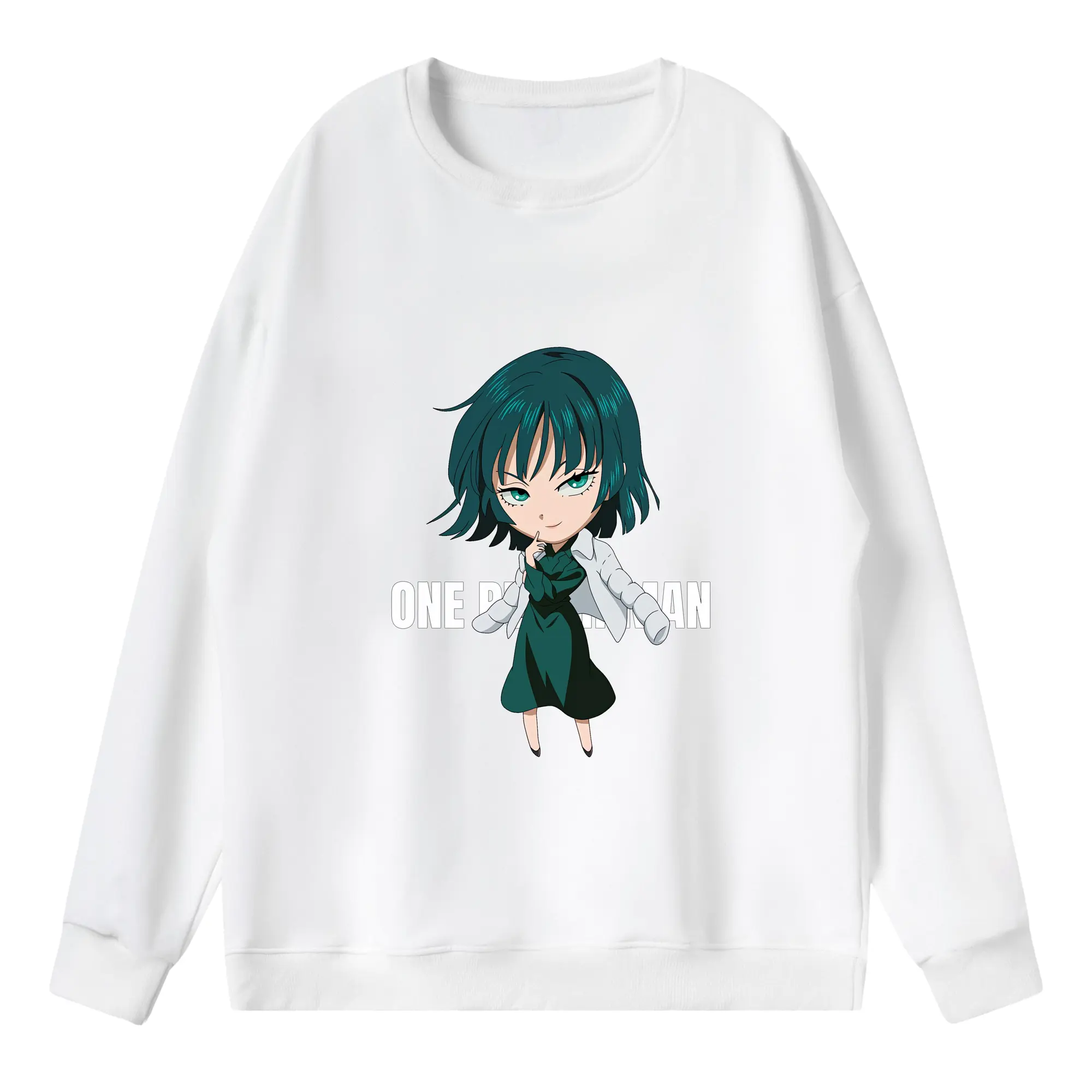 ワンパンマン グッズ 地獄のフブキ - 薄手 クルーネック スウェット 裏毛260g · ポリエステル 春秋向け カジュアル 男女兼用 · トレーナー デイリー スポーツ 散歩に最適