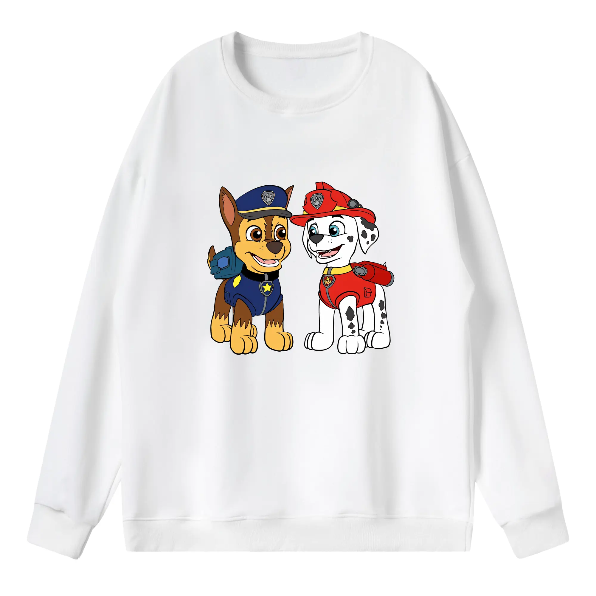 パウ・パトロール グッズ マーシャル - 薄手 クルーネック スウェット 裏毛260g · ポリエステル 春秋向け カジュアル 男女兼用 · トレーナー デイリー スポーツ 散歩に最適