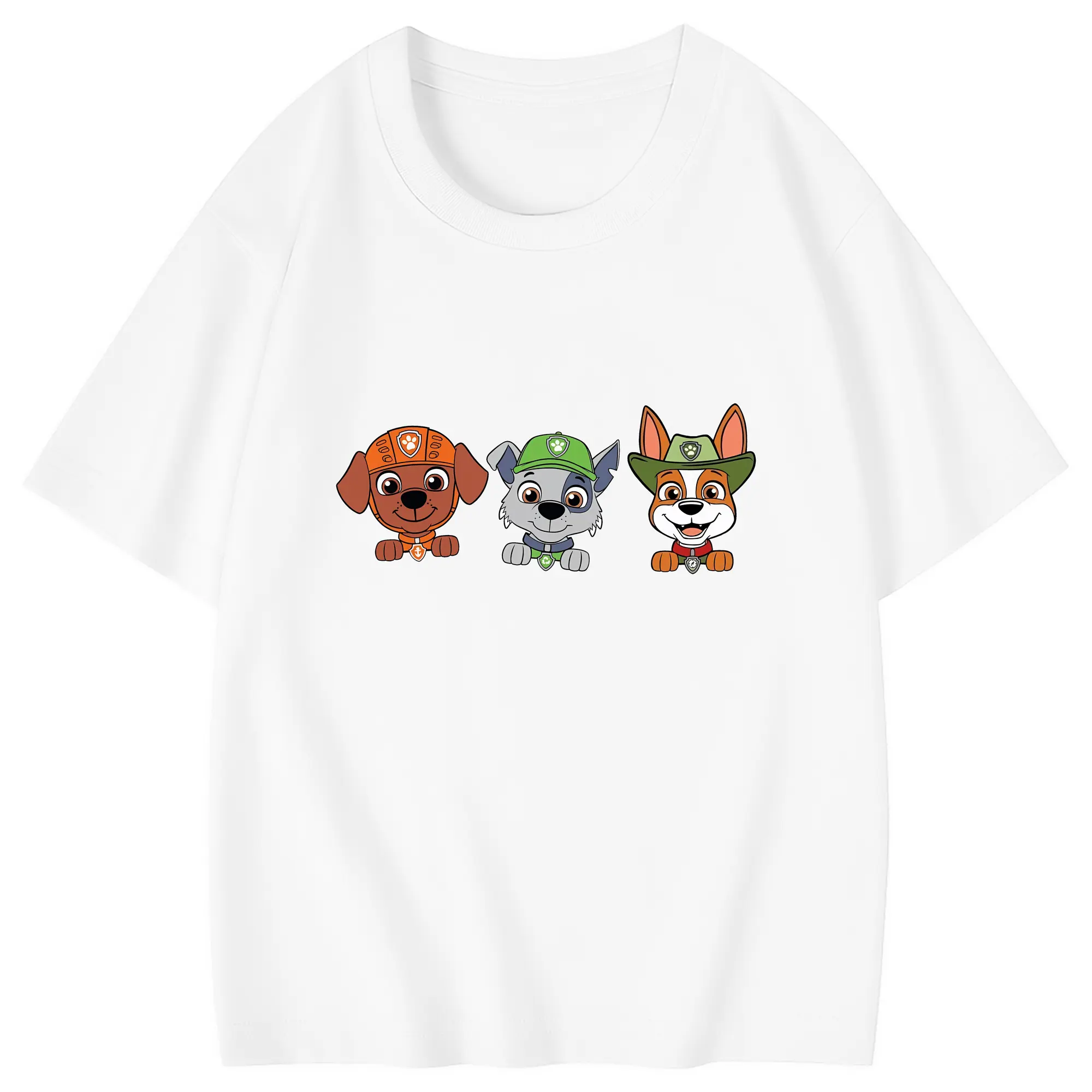 パウ・パトロール グッズ ズーマ - 綿100％ キッズTシャツ ・ フロントプリント ・ 快適 通気性 ・ スポーツ カジュアル 散歩用