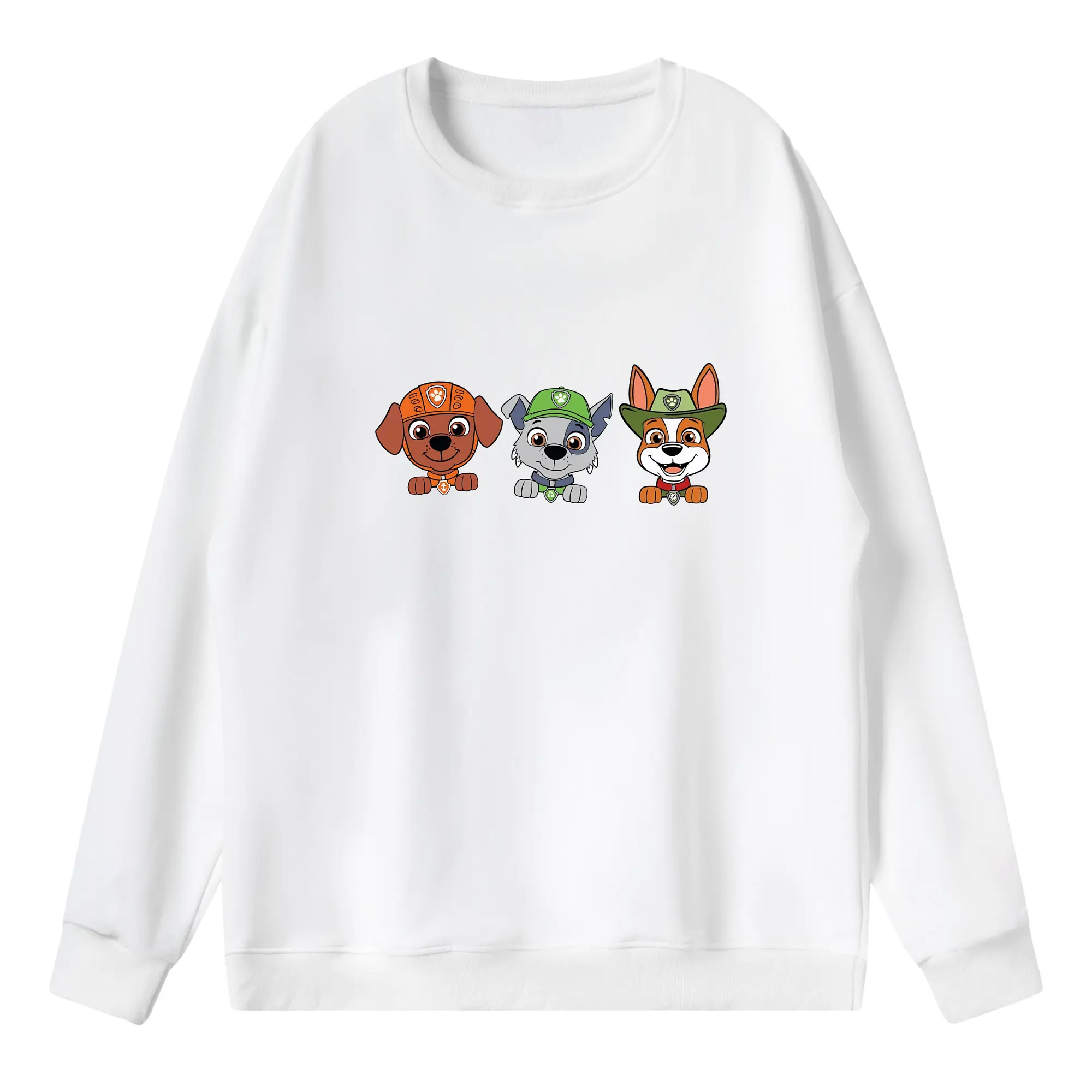 パウ・パトロール グッズ ズーマ - 薄手 クルーネック スウェット 裏毛260g · ポリエステル 春秋向け カジュアル 男女兼用 · トレーナー デイリー スポーツ 散歩に最適