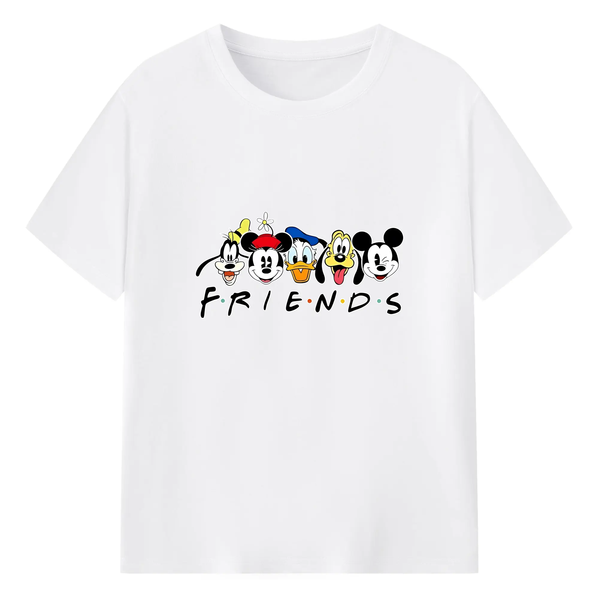 ミッキーマウス（Mickey Mouse） グッズ ミッキーマウス（Mickey Mouse） - 綿100％ 半袖Tシャツ ・ フロントプリント ・ 快適 通気性 ・ 日常使い 散歩 スポーツ用