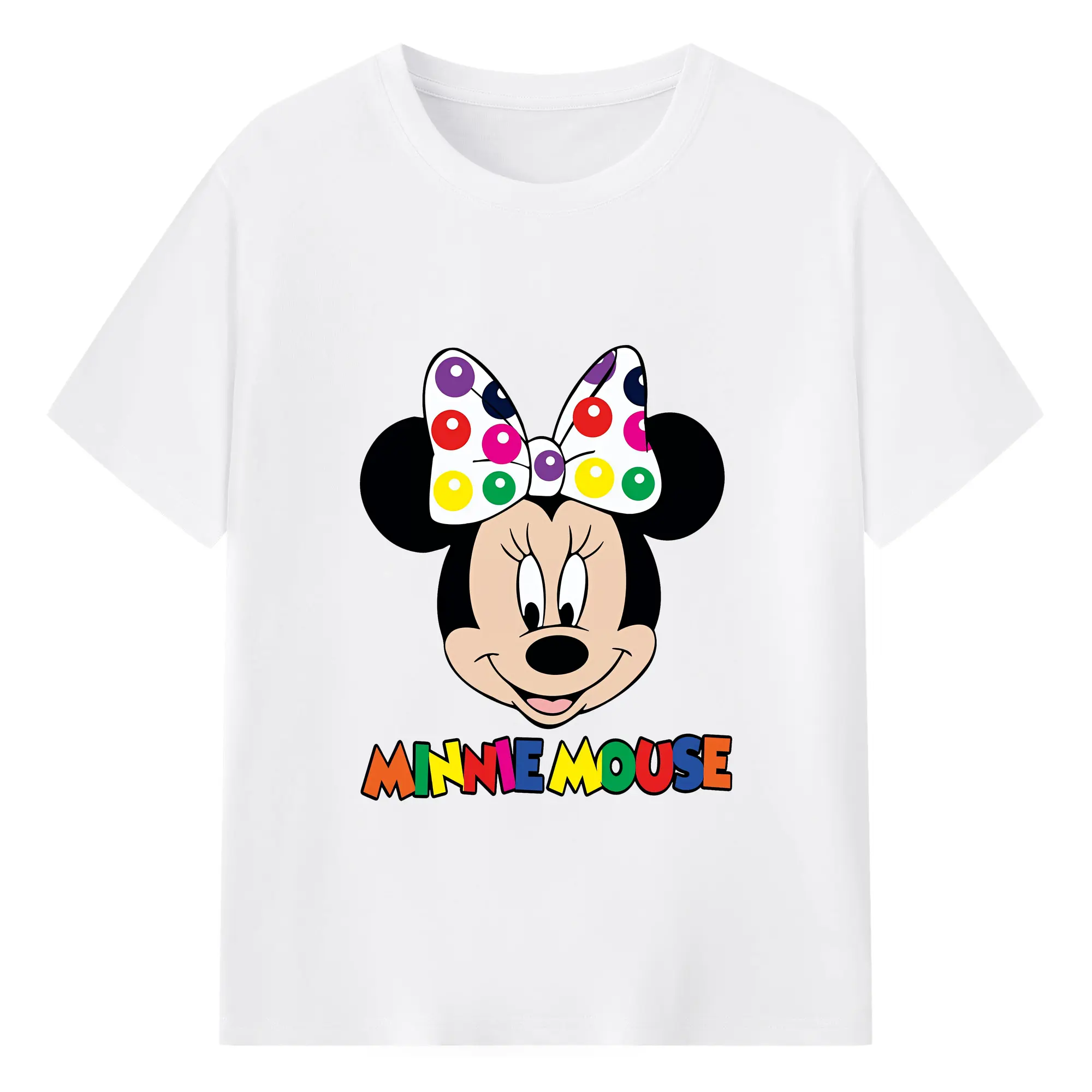 ミッキーマウス（Mickey Mouse） グッズ ミッキーマウス（Mickey Mouse） - 綿100％ 半袖Tシャツ ・ フロントプリント ・ 快適 通気性 ・ 日常使い 散歩 スポーツ用