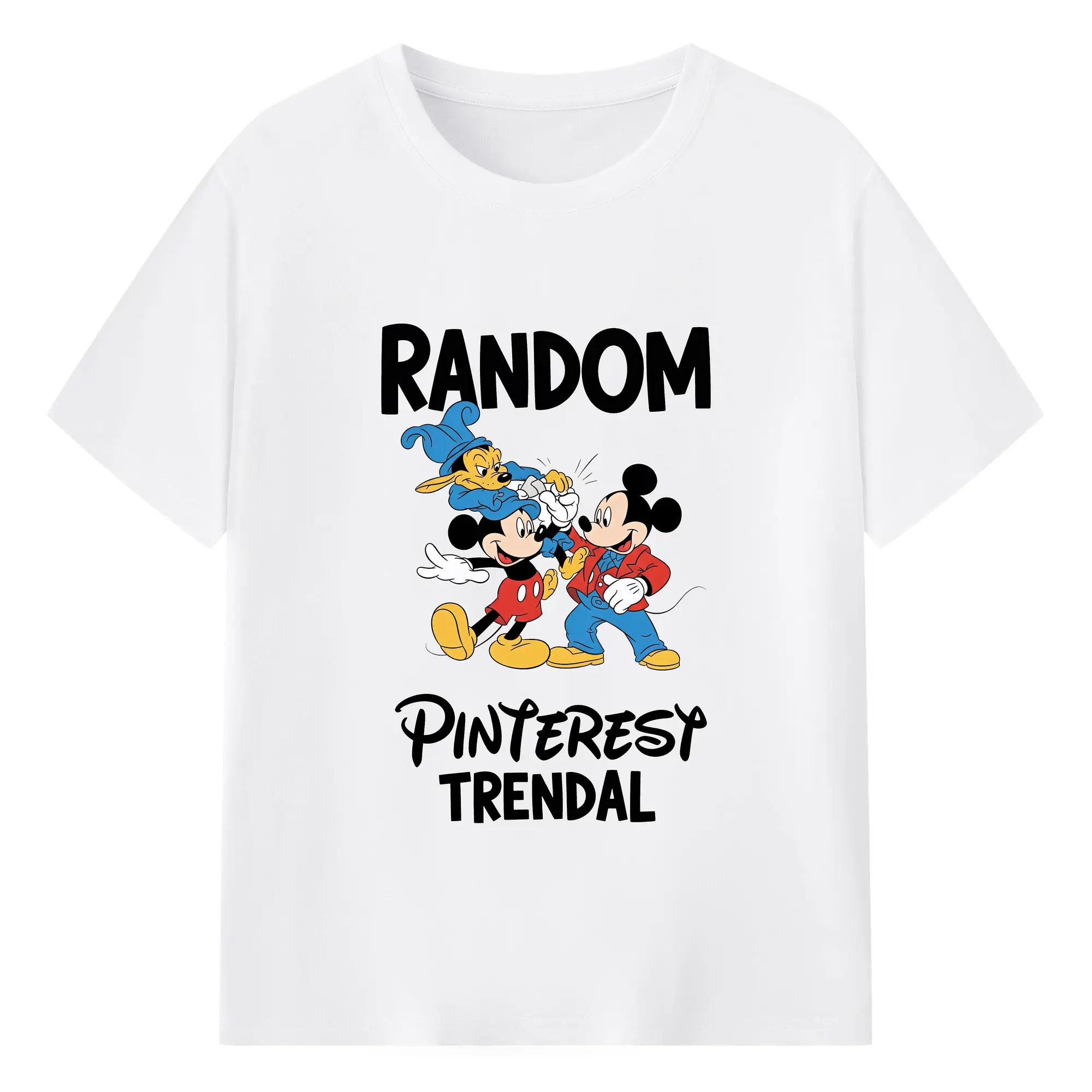 ミッキーマウス（Mickey Mouse） グッズ ミッキーマウス（Mickey Mouse） - 綿100％ 半袖Tシャツ ・ フロントプリント ・ 快適 通気性 ・ 日常使い 散歩 スポーツ用