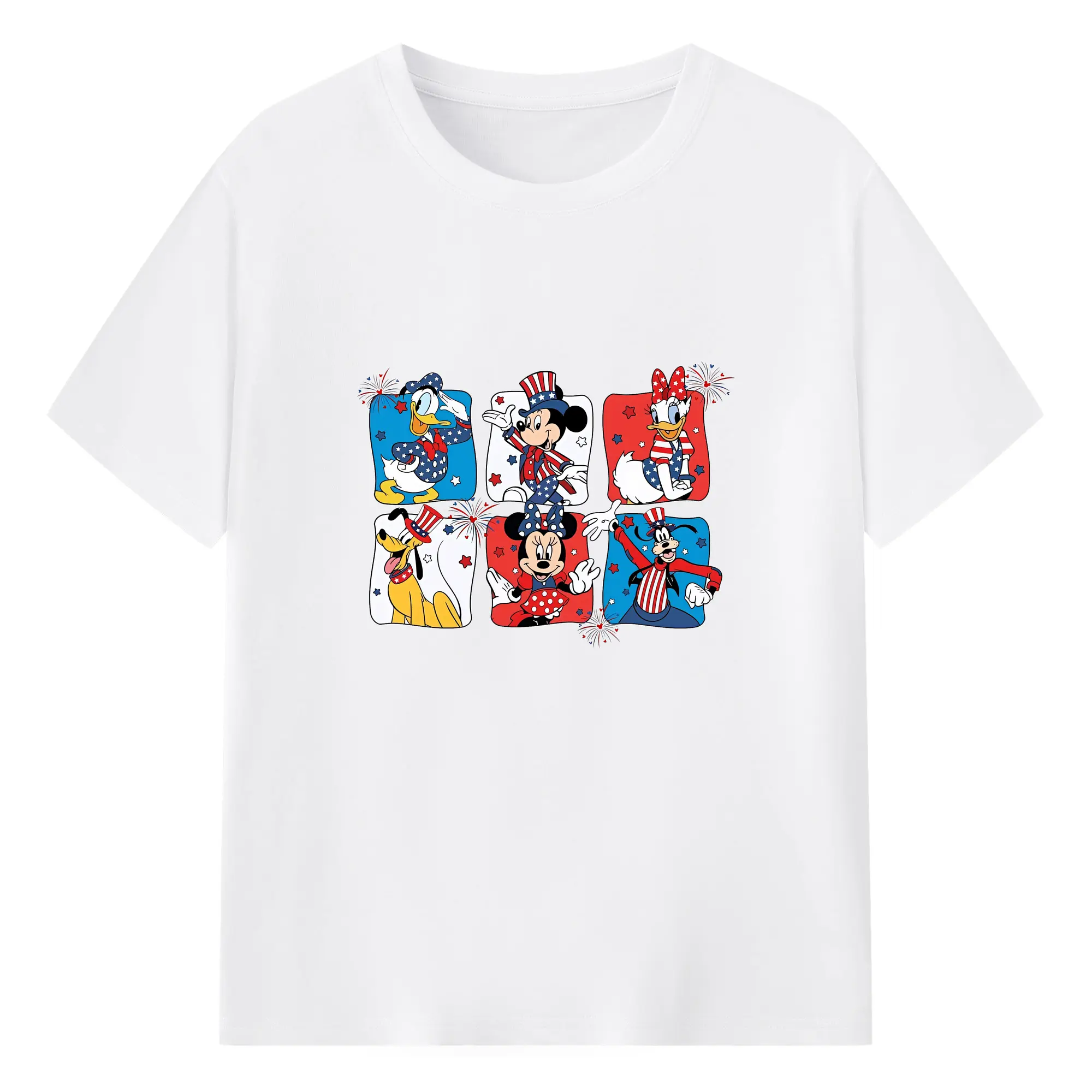 ミッキーマウス（Mickey Mouse） グッズ ミッキーマウス（Mickey Mouse） - 綿100％ 半袖Tシャツ ・ フロントプリント ・ 快適 通気性 ・ 日常使い 散歩 スポーツ用