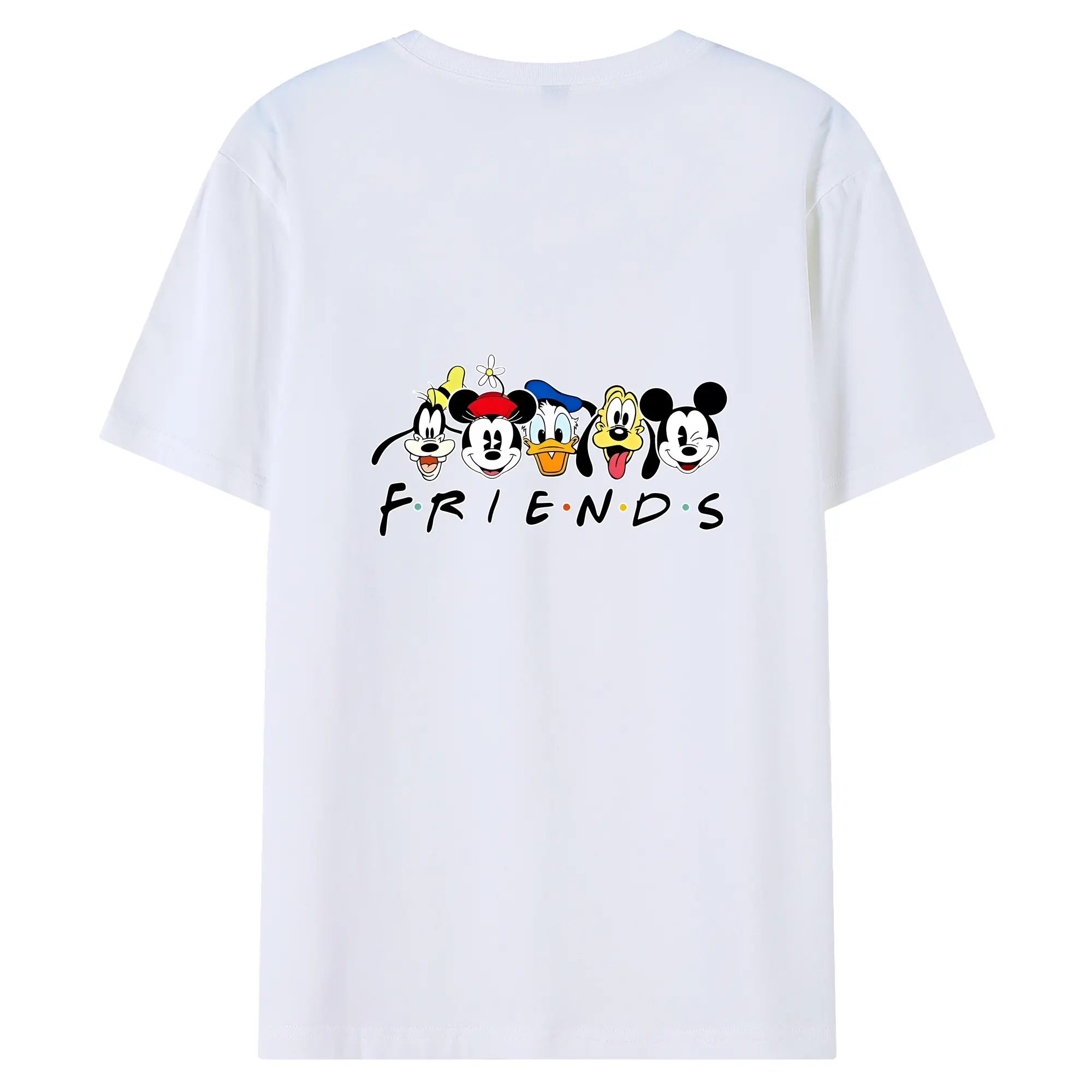 ミッキーマウス（Mickey Mouse） グッズ ミッキーマウス（Mickey Mouse） - 綿100％ 半袖Tシャツ ・ バックプリント ・ 快適 通気性 ・ 日常使い 散歩 スポーツ用