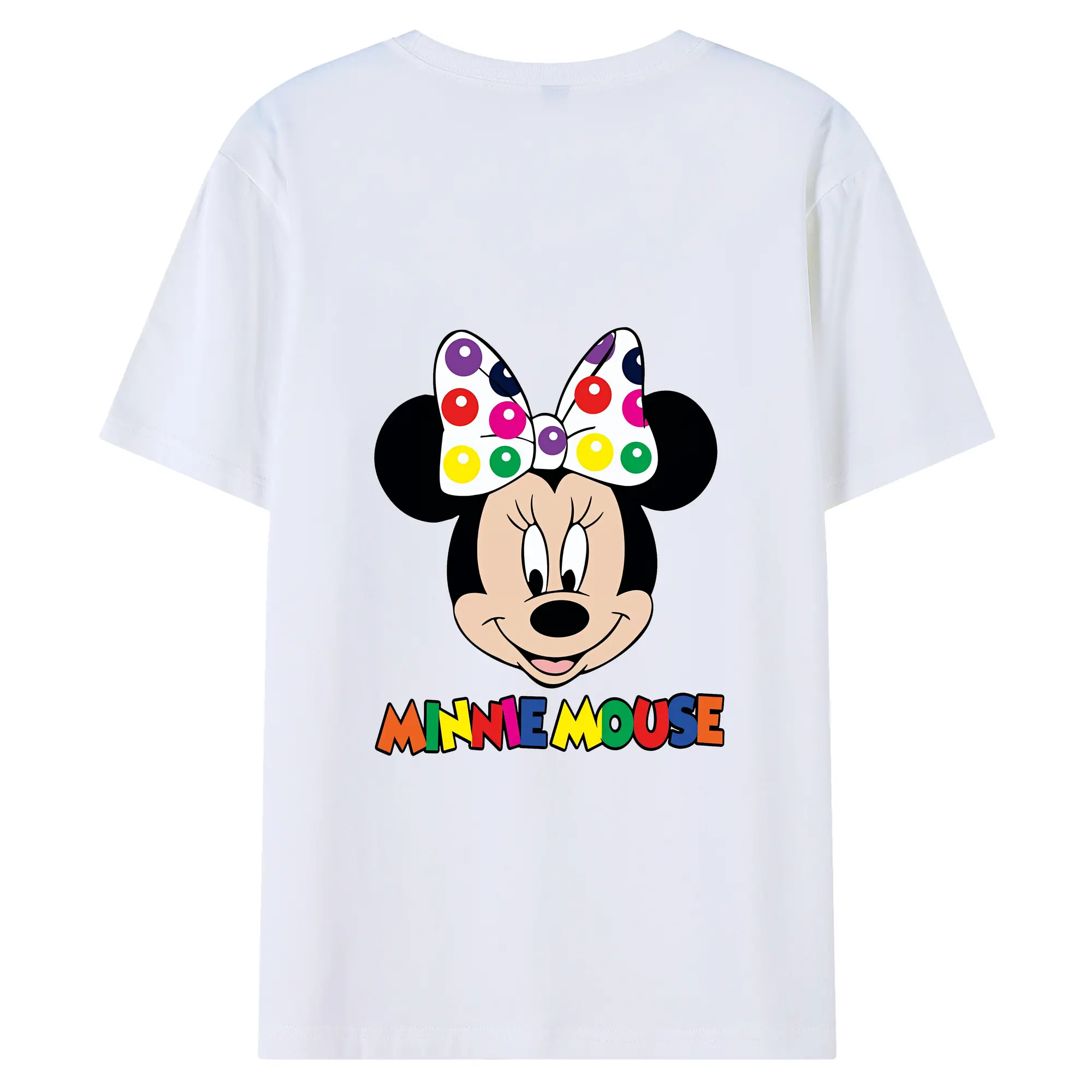 ミッキーマウス（Mickey Mouse） グッズ ミッキーマウス（Mickey Mouse） - 綿100％ 半袖Tシャツ ・ バックプリント ・ 快適 通気性 ・ 日常使い 散歩 スポーツ用