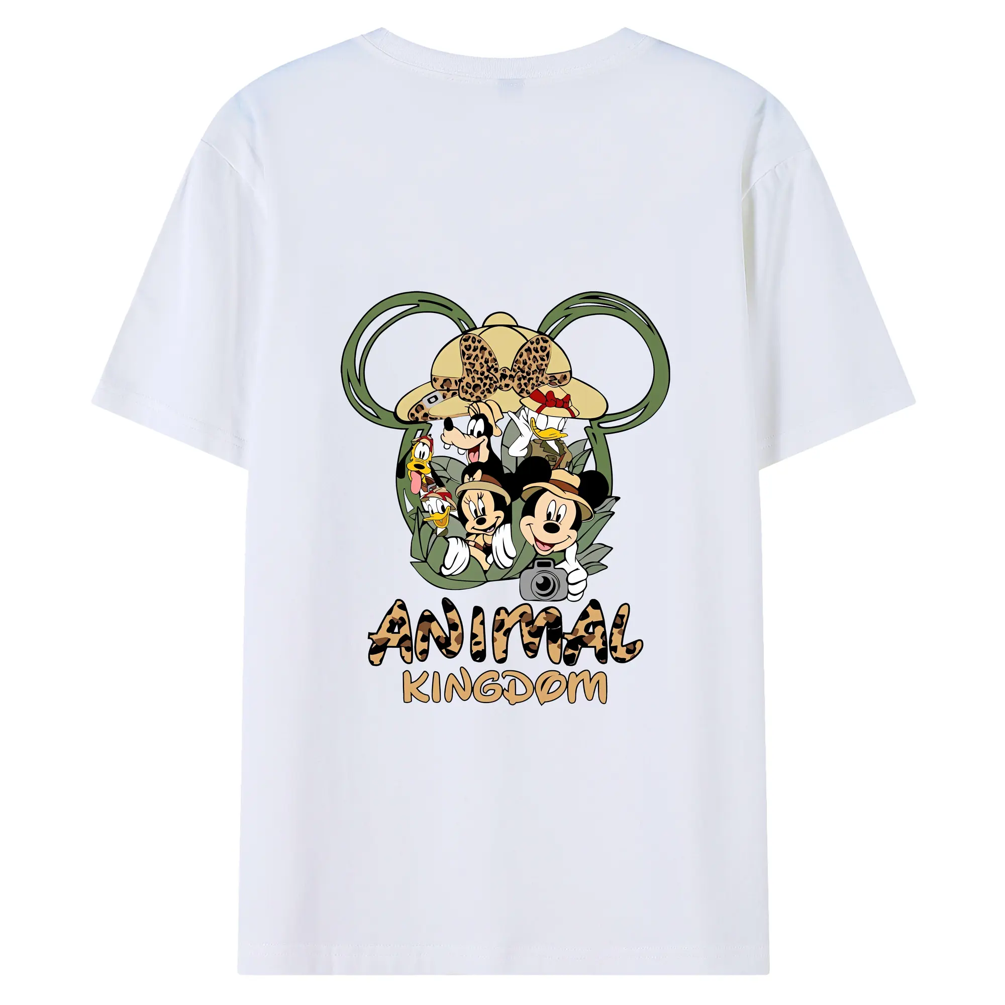 ミッキーマウス（Mickey Mouse） グッズ ミッキーマウス（Mickey Mouse） - 綿100％ 半袖Tシャツ ・ バックプリント ・ 快適 通気性 ・ 日常使い 散歩 スポーツ用