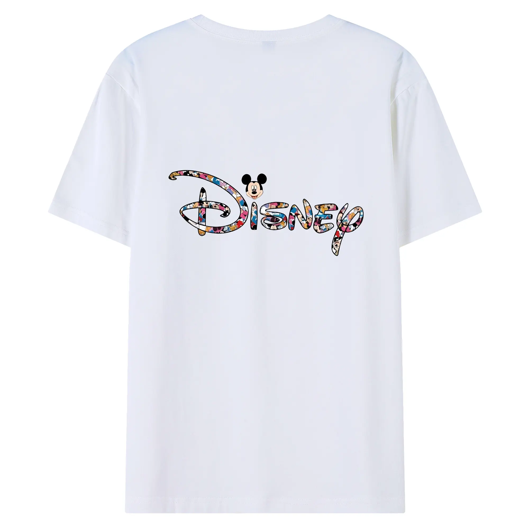 ミッキーマウス（Mickey Mouse） グッズ ミッキーマウス（Mickey Mouse） - 綿100％ 半袖Tシャツ ・ バックプリント ・ 快適 通気性 ・ 日常使い 散歩 スポーツ用