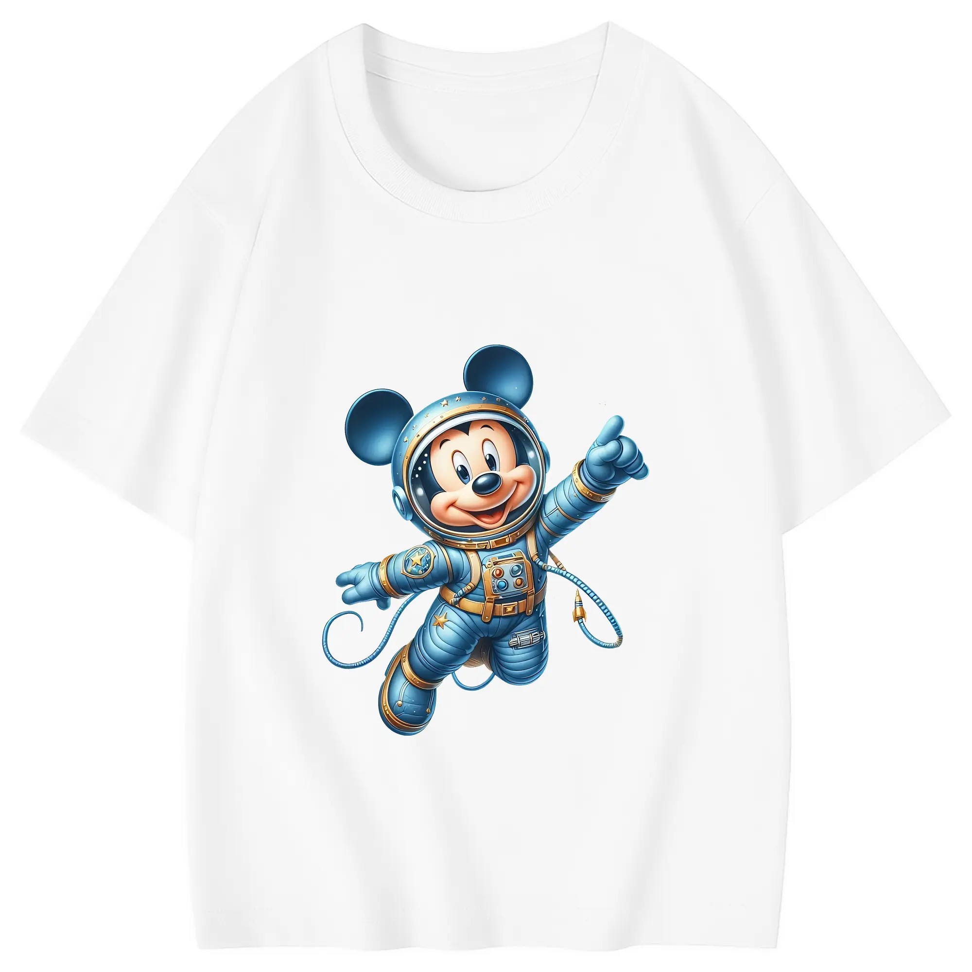 ミッキーマウス（Mickey Mouse） グッズ ミッキーマウス（Mickey Mouse） - 綿100％ キッズTシャツ ・ フロントプリント ・ 快適 通気性 ・ スポーツ カジュアル 散歩用