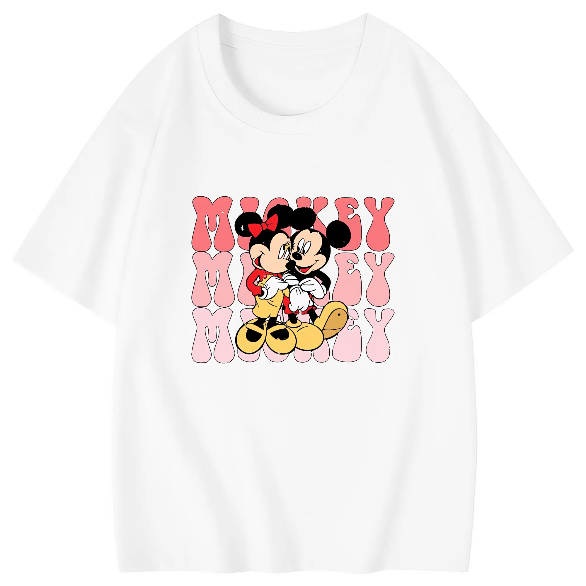 ミッキーマウス（Mickey Mouse） グッズ ミッキーマウス（Mickey Mouse） - 綿100％ キッズTシャツ ・ フロントプリント ・ 快適 通気性 ・ スポーツ カジュアル 散歩用