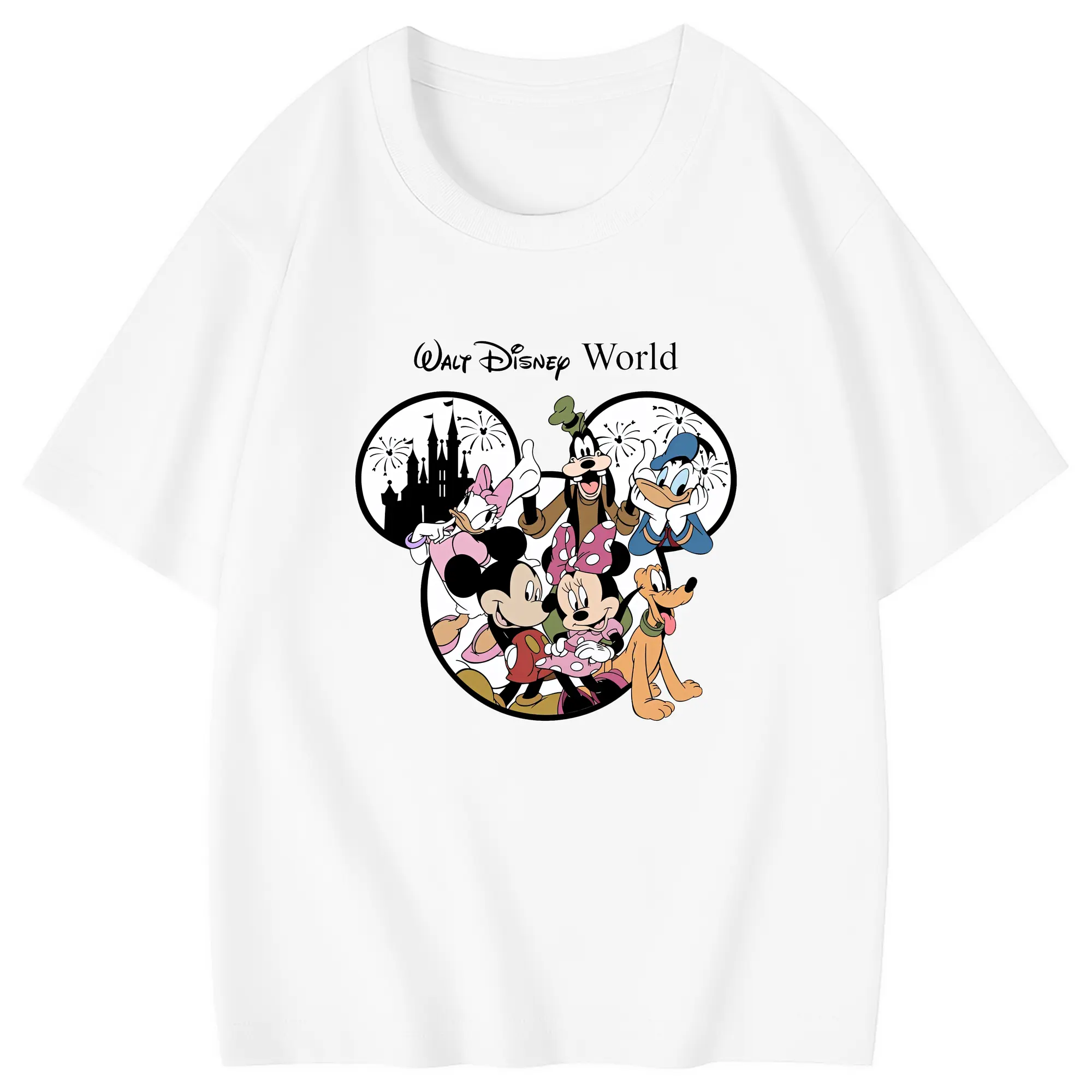 ミッキーマウス（Mickey Mouse） グッズ ミッキーマウス（Mickey Mouse） - 綿100％ キッズTシャツ ・ フロントプリント ・ 快適 通気性 ・ スポーツ カジュアル 散歩用