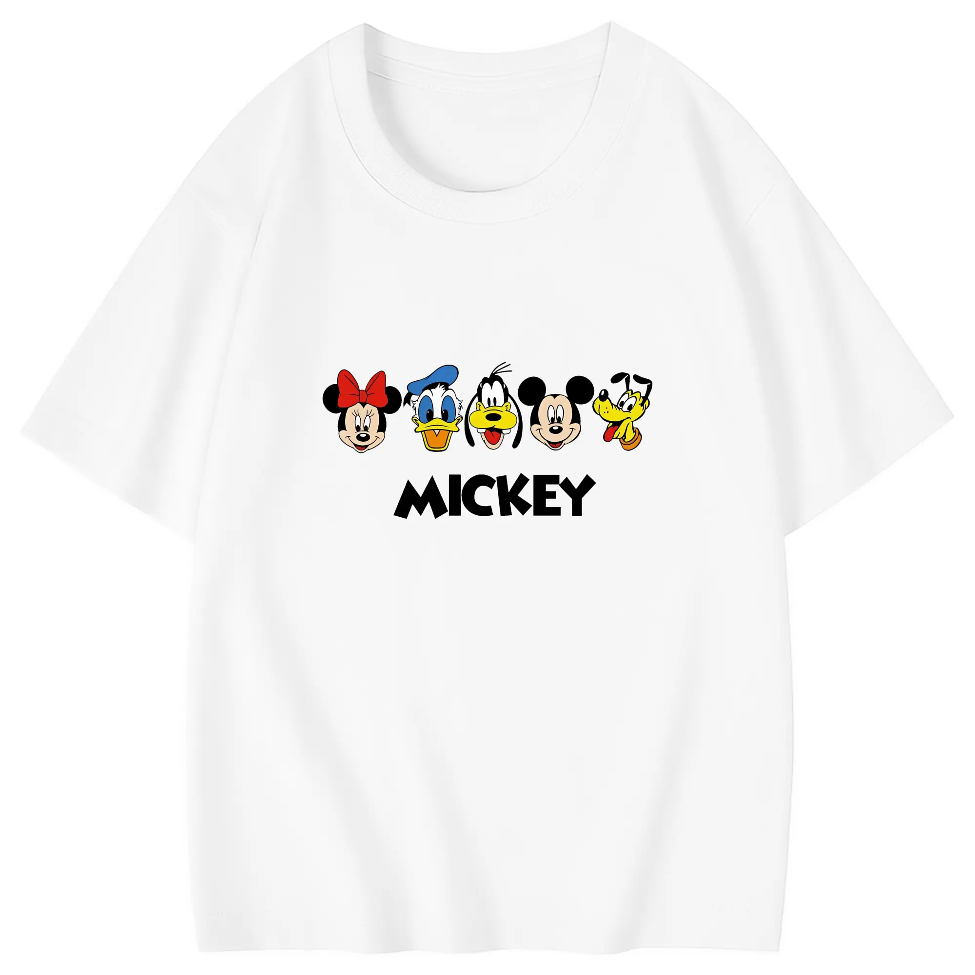 ミッキーマウス（Mickey Mouse） グッズ ミッキーマウス（Mickey Mouse） - 綿100％ キッズTシャツ ・ フロントプリント ・ 快適 通気性 ・ スポーツ カジュアル 散歩用