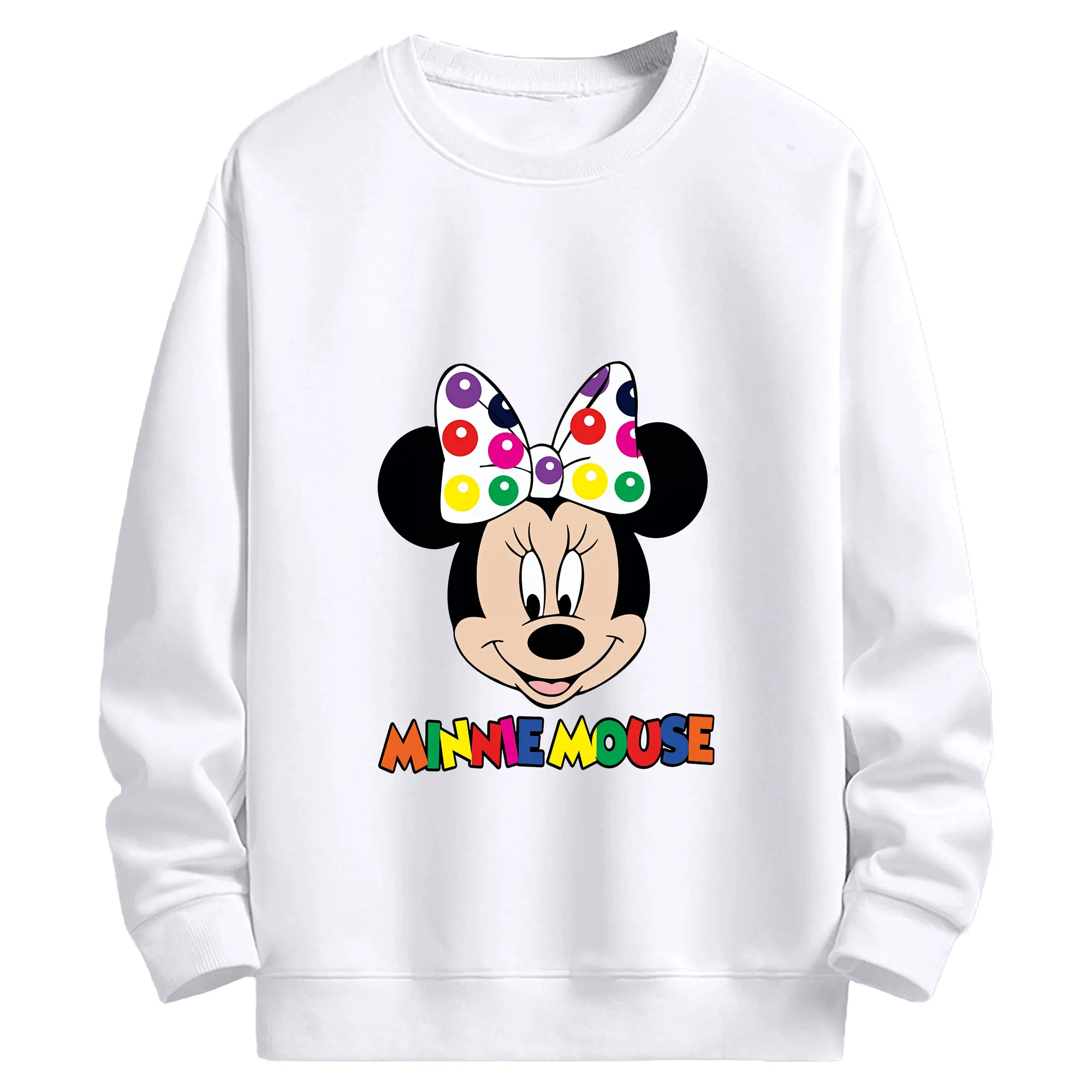 ミッキーマウス（Mickey Mouse） グッズ ミッキーマウス（Mickey Mouse） - 高品質 クルーネック スウェット ・ コットン59％ ポリエステル41％ ・ ユニセックス 長袖 トレーナー ・ カジュアル デイリー スポーツ 散歩用