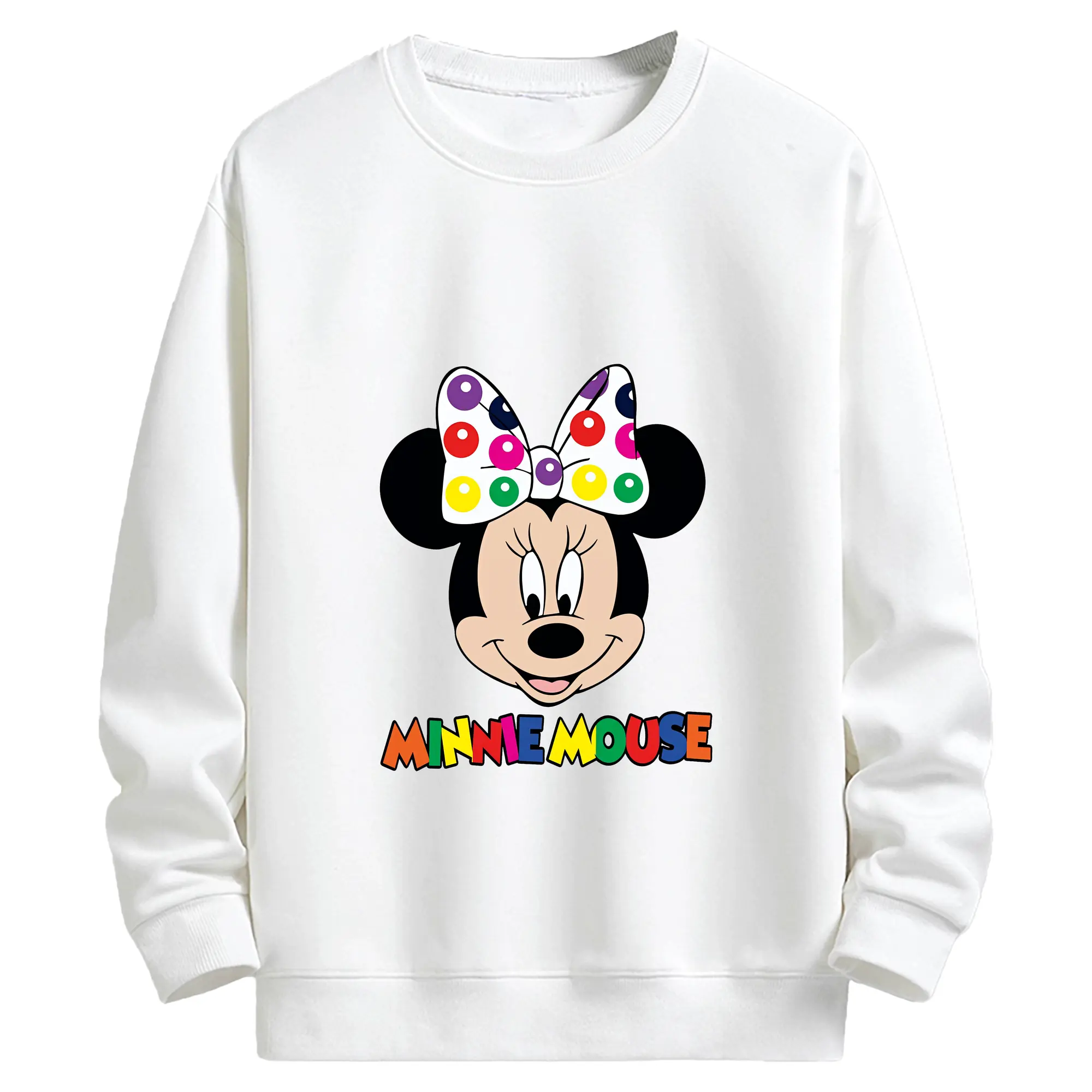 ミッキーマウス（Mickey Mouse） グッズ ミッキーマウス（Mickey Mouse） - キッズ クルーネックスウェットシャツ ・ フロントプリント ・ 綿80％ ポリエステル20％ ・ 快適 通学 スポーツ 日常使い お散歩用