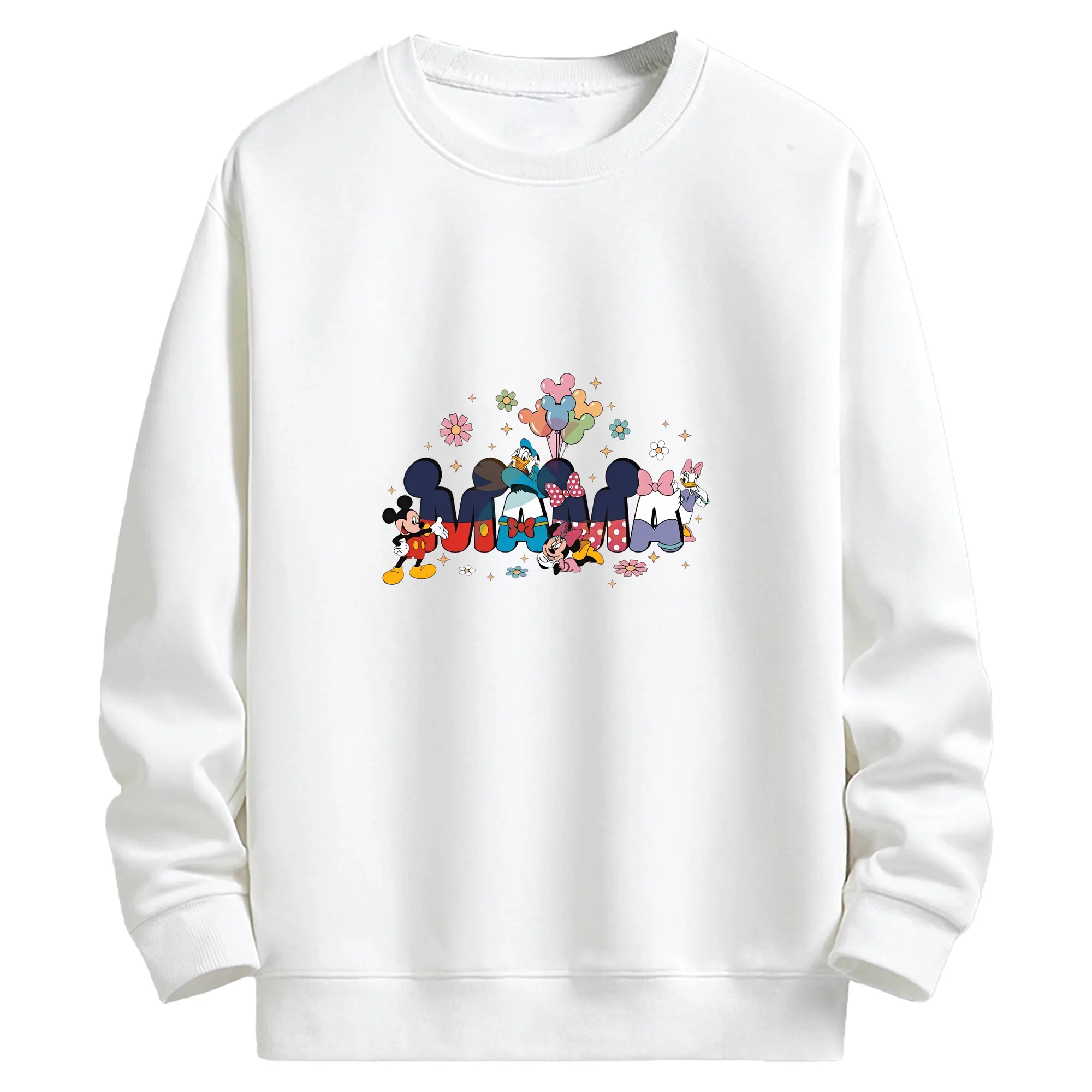 ミッキーマウス（Mickey Mouse） グッズ ミッキーマウス（Mickey Mouse） - キッズ クルーネックスウェットシャツ ・ フロントプリント ・ 綿80％ ポリエステル20％ ・ 快適 通学 スポーツ 日常使い お散歩用