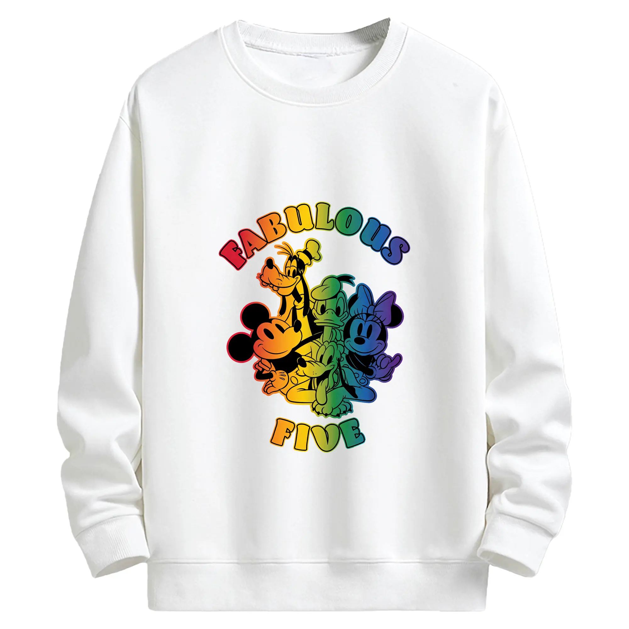 ミッキーマウス（Mickey Mouse） グッズ ミッキーマウス（Mickey Mouse） - キッズ クルーネックスウェットシャツ ・ フロントプリント ・ 綿80％ ポリエステル20％ ・ 快適 通学 スポーツ 日常使い お散歩用