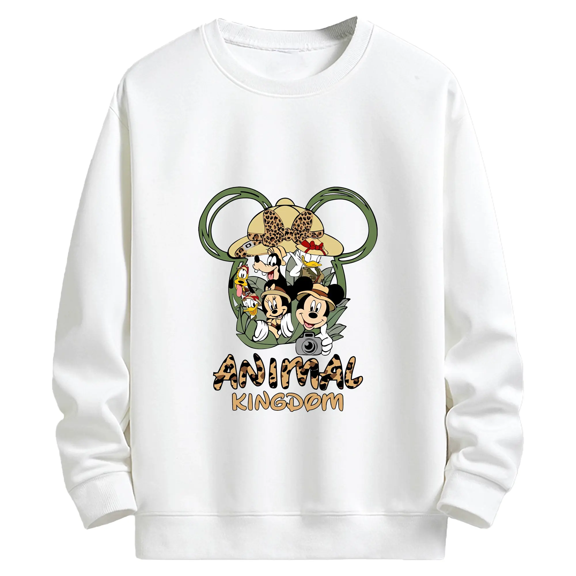 ミッキーマウス（Mickey Mouse） グッズ ミッキーマウス（Mickey Mouse） - キッズ クルーネックスウェットシャツ ・ フロントプリント ・ 綿80％ ポリエステル20％ ・ 快適 通学 スポーツ 日常使い お散歩用