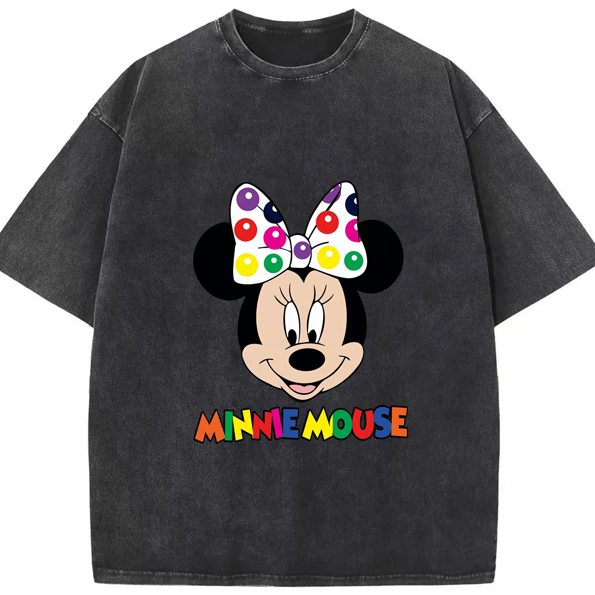 ミッキーマウス（Mickey Mouse） グッズ ミッキーマウス（Mickey Mouse） - 綿100％ ヴィンテージ風 半袖Tシャツ ・ フロントプリント ・ 柔らか肌触り ・ 通気性 快適 ・ スポーツ カジュアル 外出用