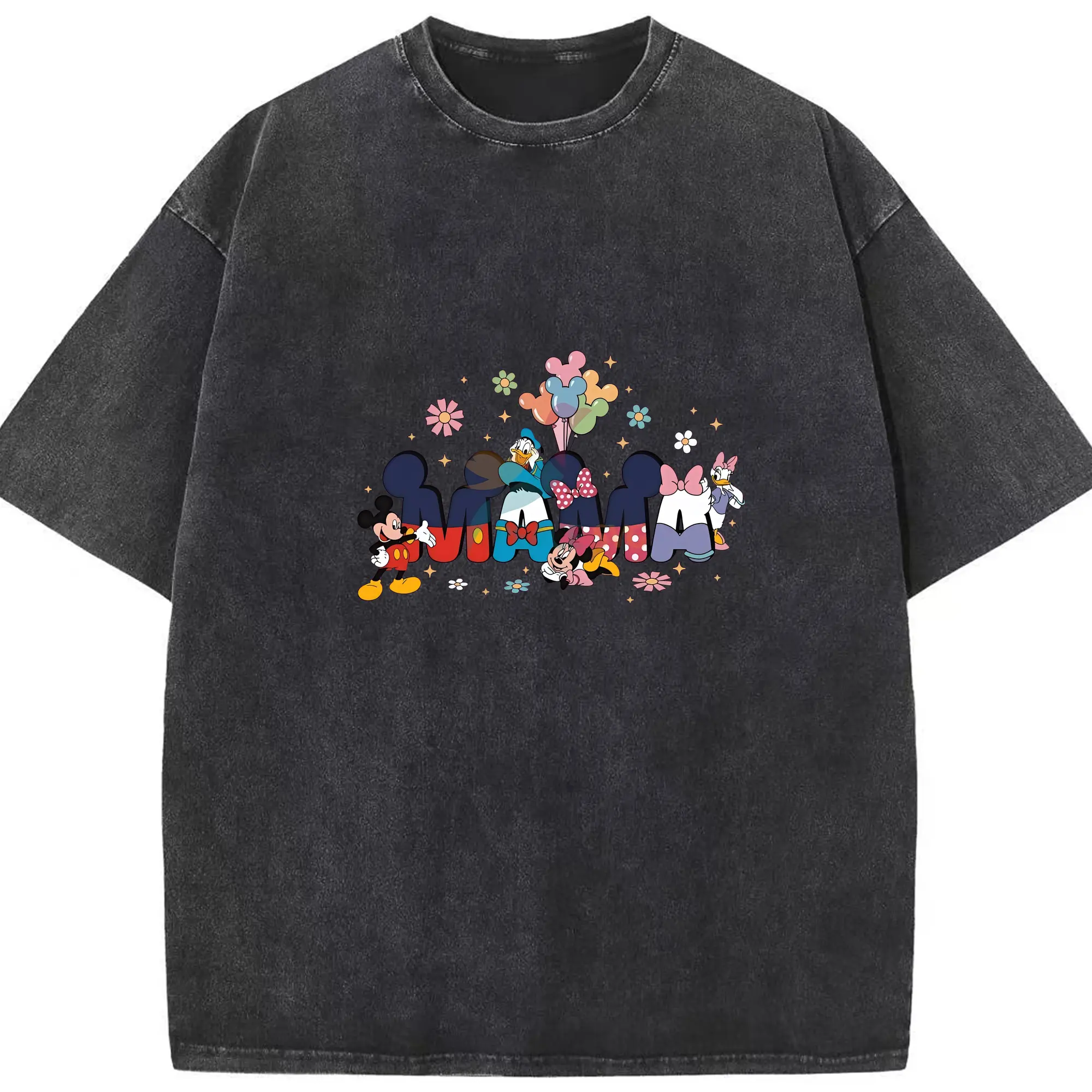 ミッキーマウス（Mickey Mouse） グッズ ミッキーマウス（Mickey Mouse） - 綿100％ ヴィンテージ風 半袖Tシャツ ・ フロントプリント ・ 柔らか肌触り ・ 通気性 快適 ・ スポーツ カジュアル 外出用