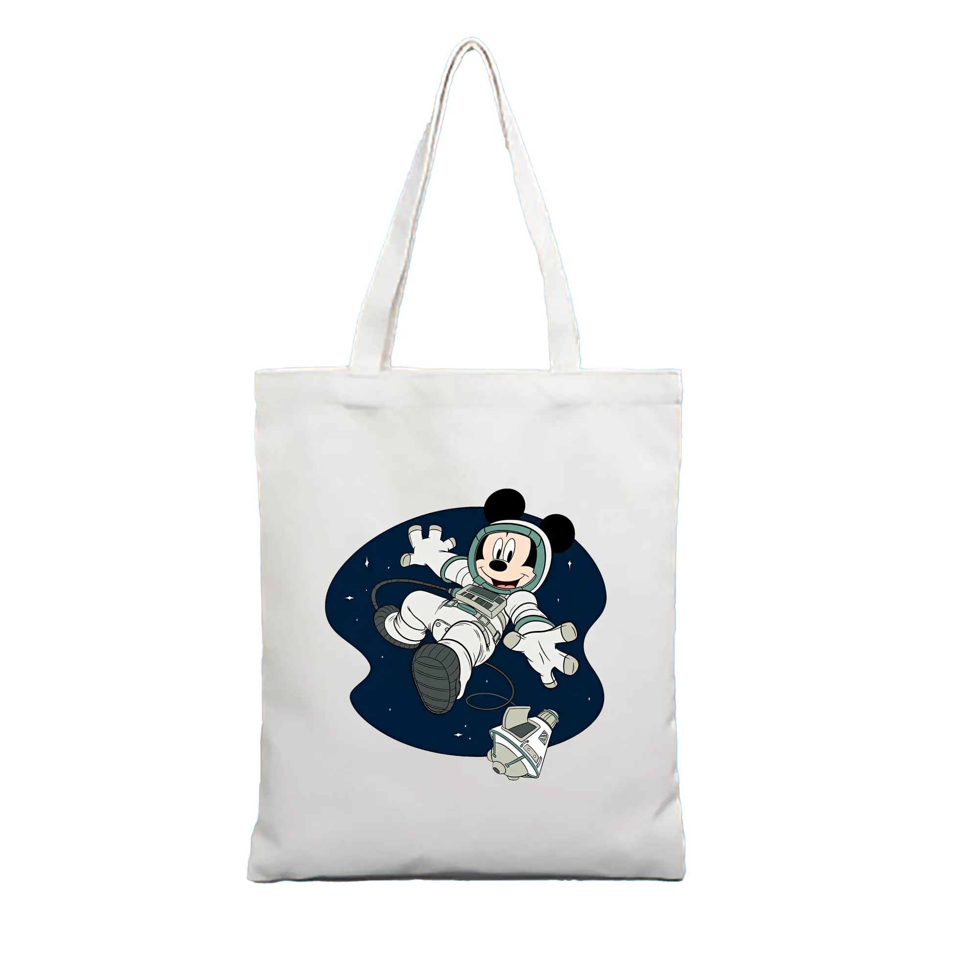 ミッキーマウス（Mickey Mouse） グッズ ミッキーマウス（Mickey Mouse） - 縦型キャンバス手提げバッグ（トートバッグ） ・ キャンバス素材 ・ ショッピング用 ・ 軽量 丈夫 お手入れ簡単