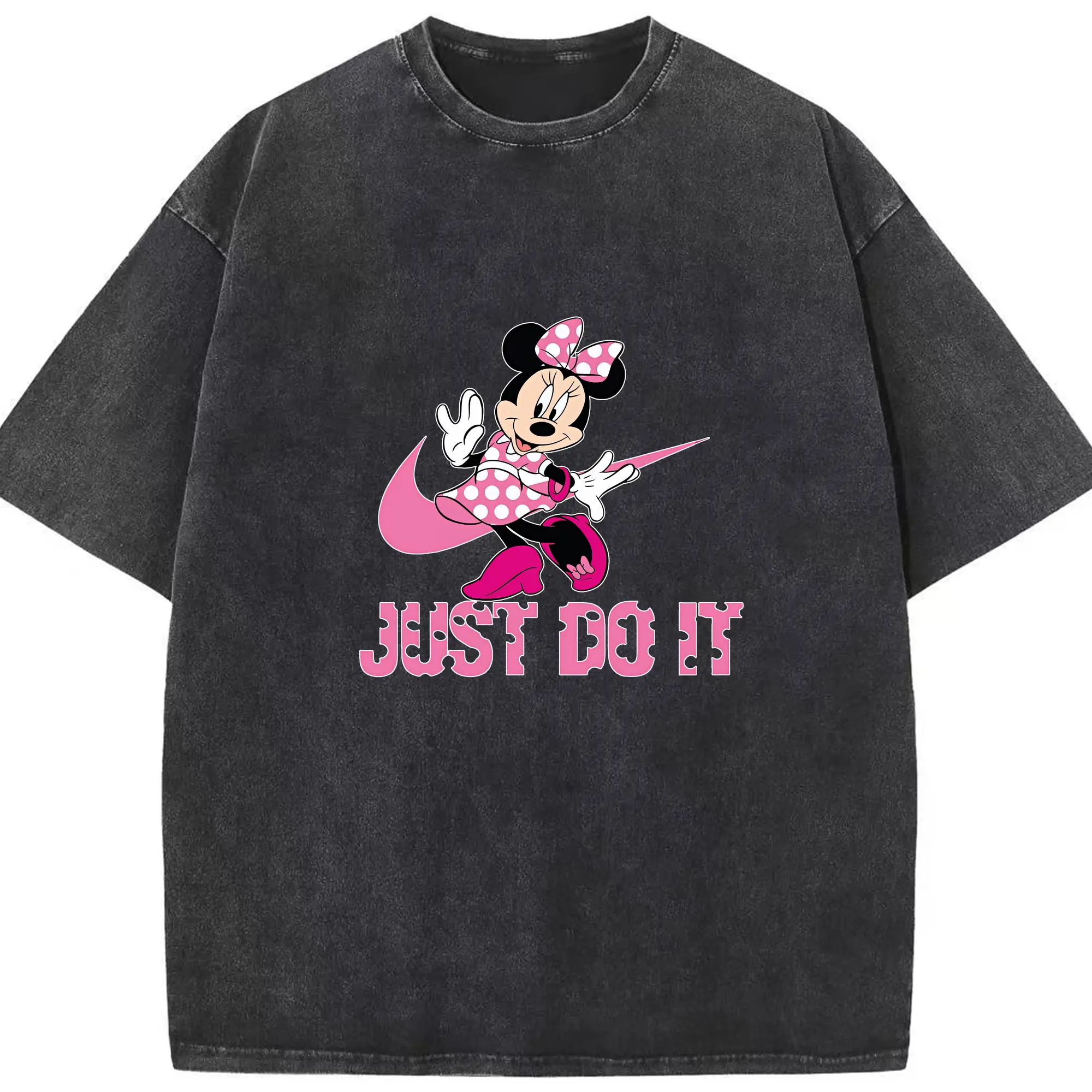 ミッキーマウス（Mickey Mouse） グッズ ミニーマウス（Minnie Mouse） - 綿100％ ヴィンテージ風 半袖Tシャツ ・ フロントプリント ・ 柔らか肌触り ・ 通気性 快適 ・ スポーツ カジュアル 外出用