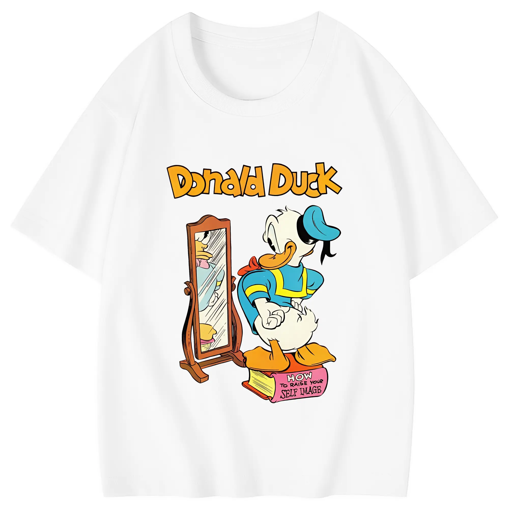 ミッキーマウス（Mickey Mouse） グッズ ドナルドダック（Donald Duck） - 綿100％ キッズTシャツ ・ フロントプリント ・ 快適 通気性 ・ スポーツ カジュアル 散歩用