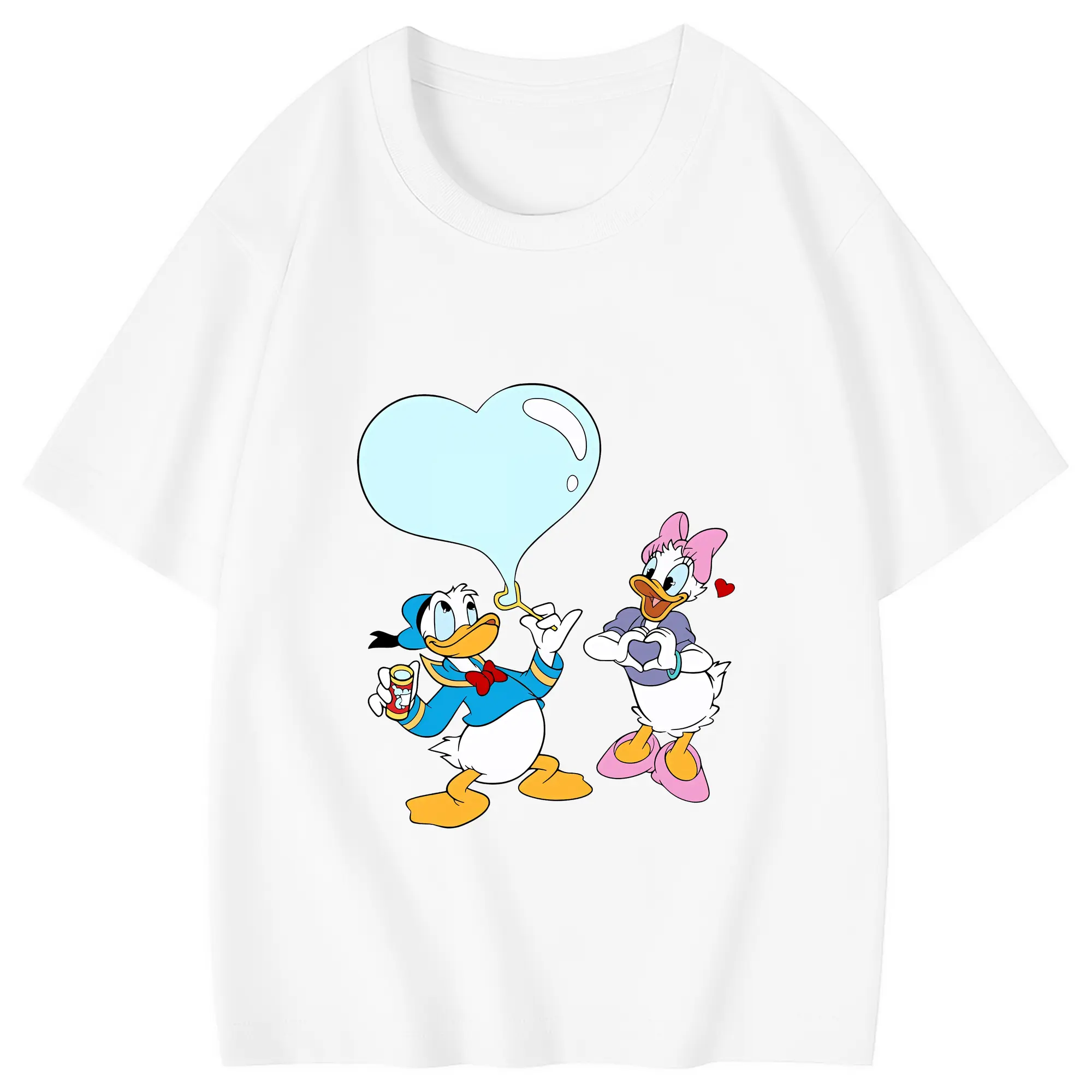 ミッキーマウス（Mickey Mouse） グッズ ドナルドダック（Donald Duck） - 綿100％ キッズTシャツ ・ フロントプリント ・ 快適 通気性 ・ スポーツ カジュアル 散歩用