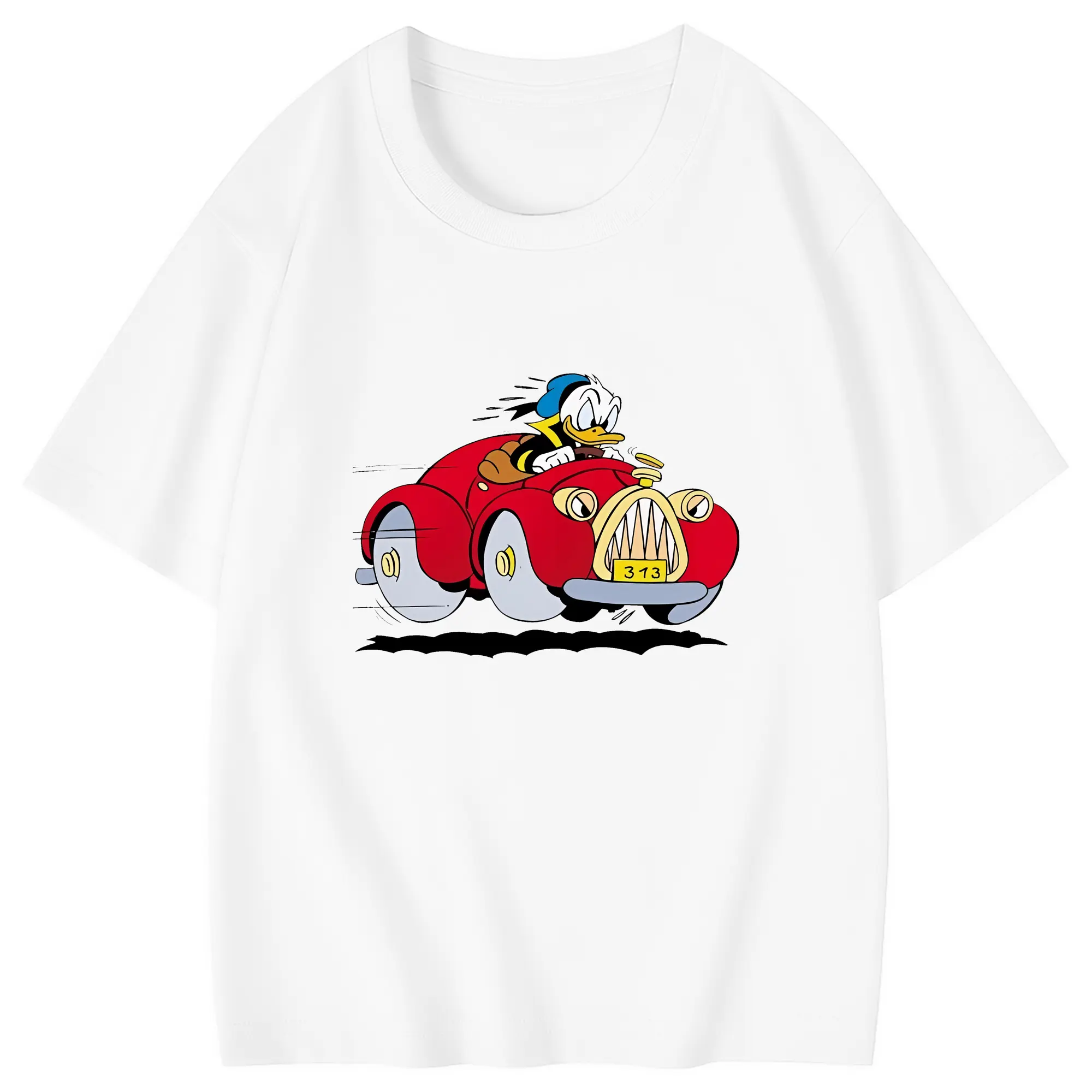 ミッキーマウス（Mickey Mouse） グッズ ドナルドダック（Donald Duck） - 綿100％ キッズTシャツ ・ フロントプリント ・ 快適 通気性 ・ スポーツ カジュアル 散歩用