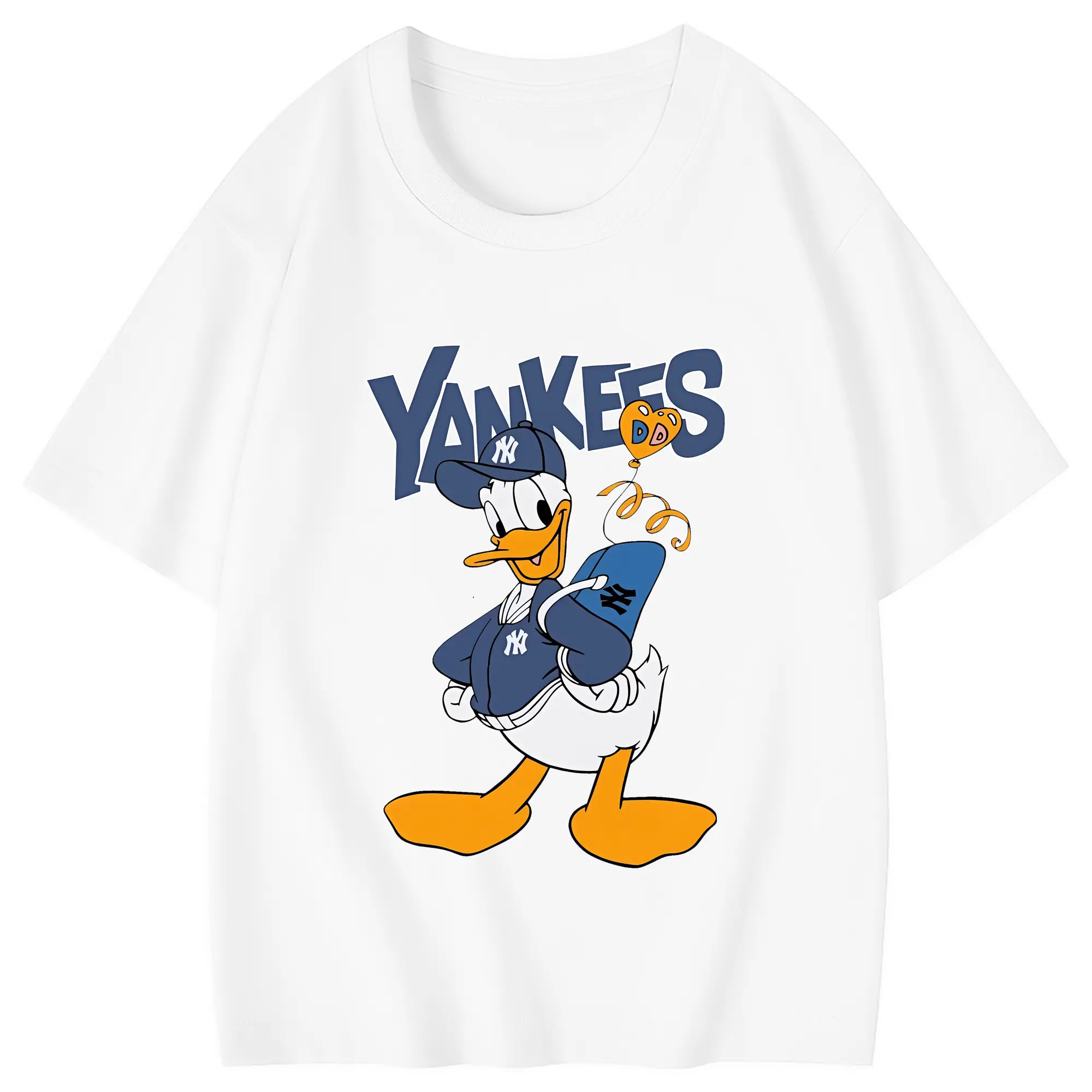 ミッキーマウス（Mickey Mouse） グッズ ドナルドダック（Donald Duck） - 綿100％ キッズTシャツ ・ フロントプリント ・ 快適 通気性 ・ スポーツ カジュアル 散歩用