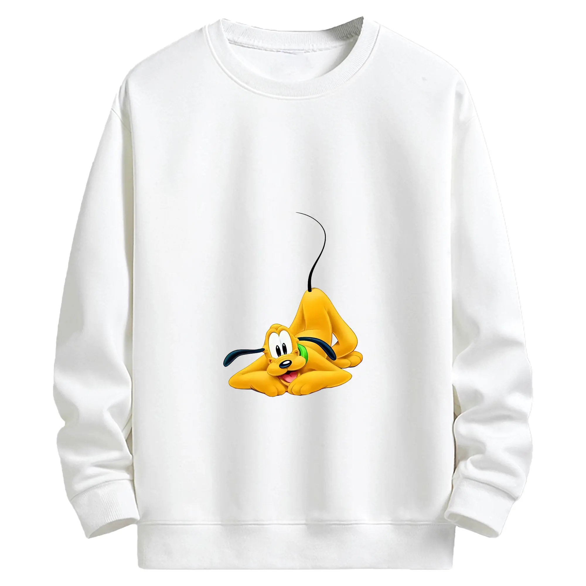 ミッキーマウス（Mickey Mouse） グッズ プルート（Pluto） - キッズ クルーネックスウェットシャツ ・ フロントプリント ・ 綿80％ ポリエステル20％ ・ 快適 通学 スポーツ 日常使い お散歩用