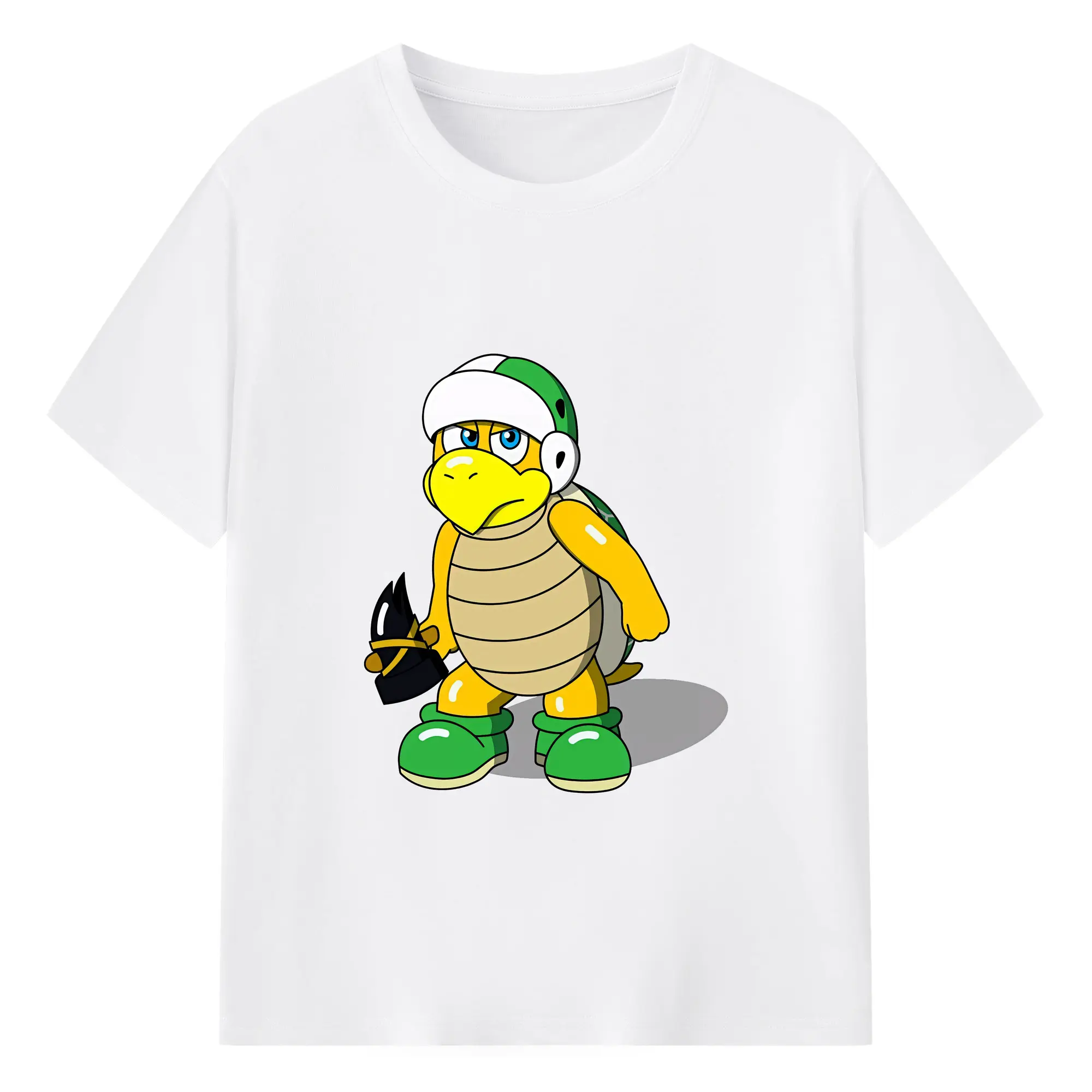 マリオ グッズ パタパタ - 綿100％ 半袖Tシャツ ・ フロントプリント ・ 快適 通気性 ・ 日常使い 散歩 スポーツ用