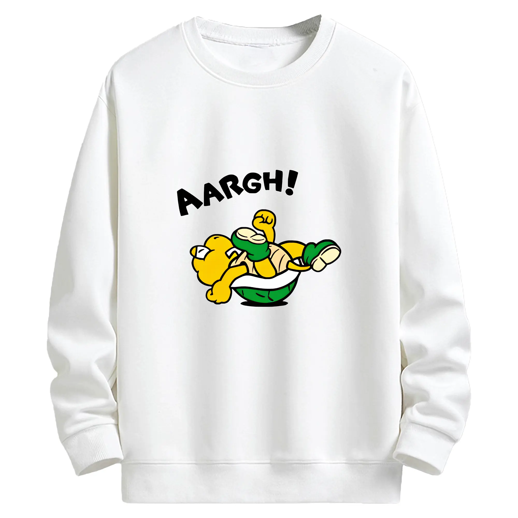 マリオ グッズ パタパタ - キッズ クルーネックスウェットシャツ ・ フロントプリント ・ 綿80％ ポリエステル20％ ・ 快適 通学 スポーツ 日常使い お散歩用