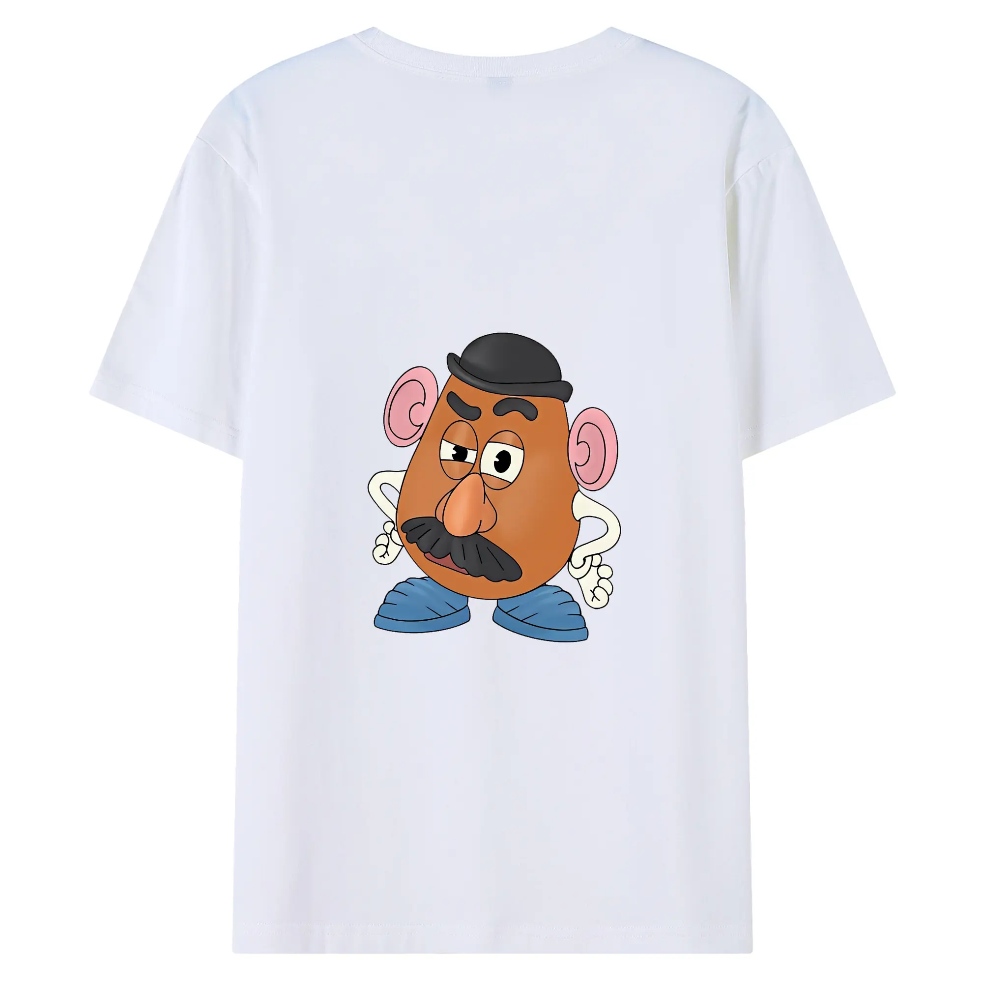 トイ・ストーリー グッズ ミスター・ポテトヘッド - 綿100％ 半袖Tシャツ ・ バックプリント ・ 快適 通気性 ・ 日常使い 散歩 スポーツ用