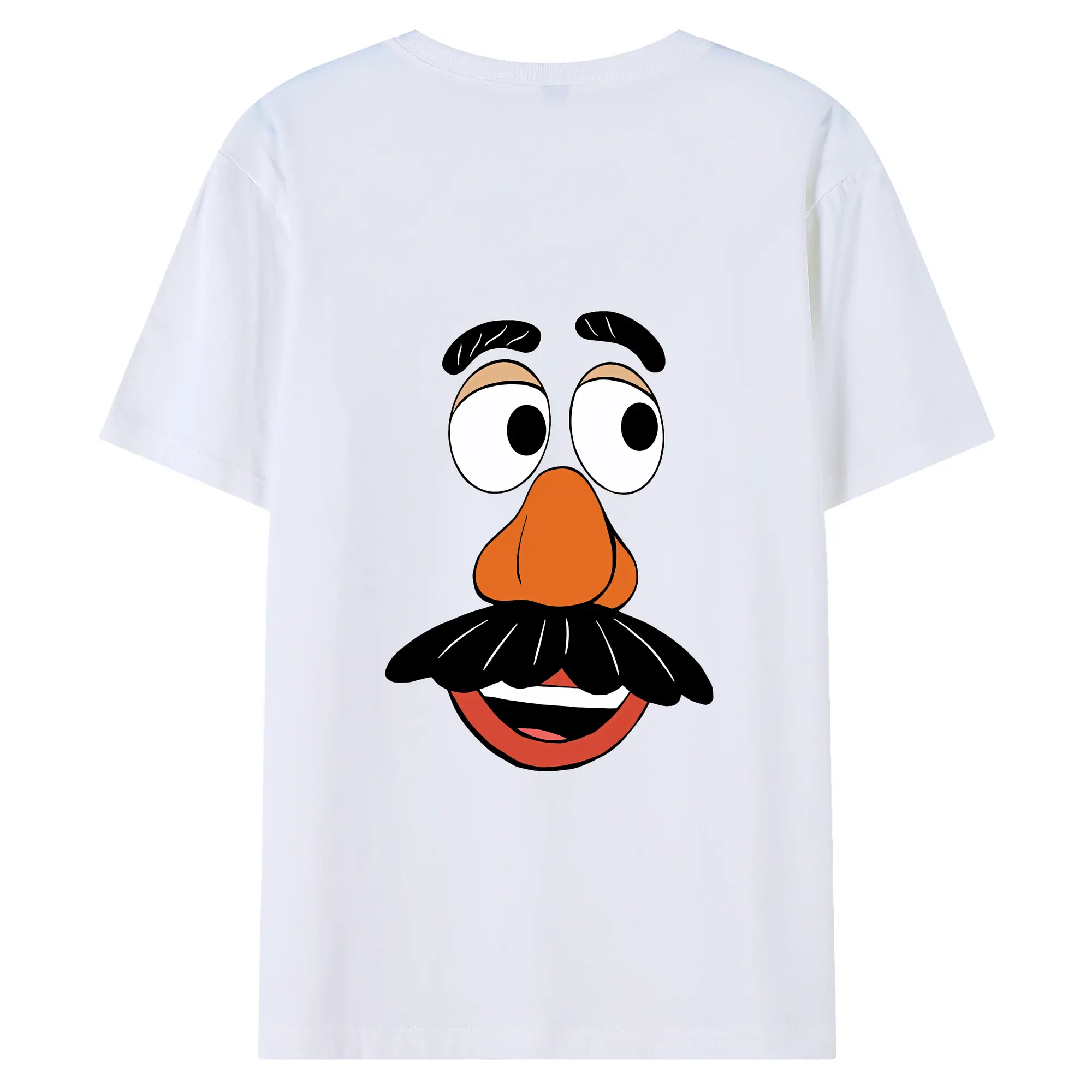 トイ・ストーリー グッズ ミスター・ポテトヘッド - 綿100％ 半袖Tシャツ ・ バックプリント ・ 快適 通気性 ・ 日常使い 散歩 スポーツ用