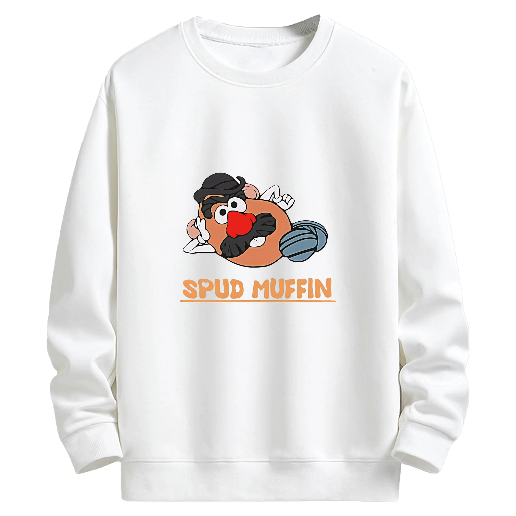 トイ・ストーリー グッズ ミスター・ポテトヘッド - キッズ クルーネックスウェットシャツ ・ フロントプリント ・ 綿80％ ポリエステル20％ ・ 快適 通学 スポーツ 日常使い お散歩用