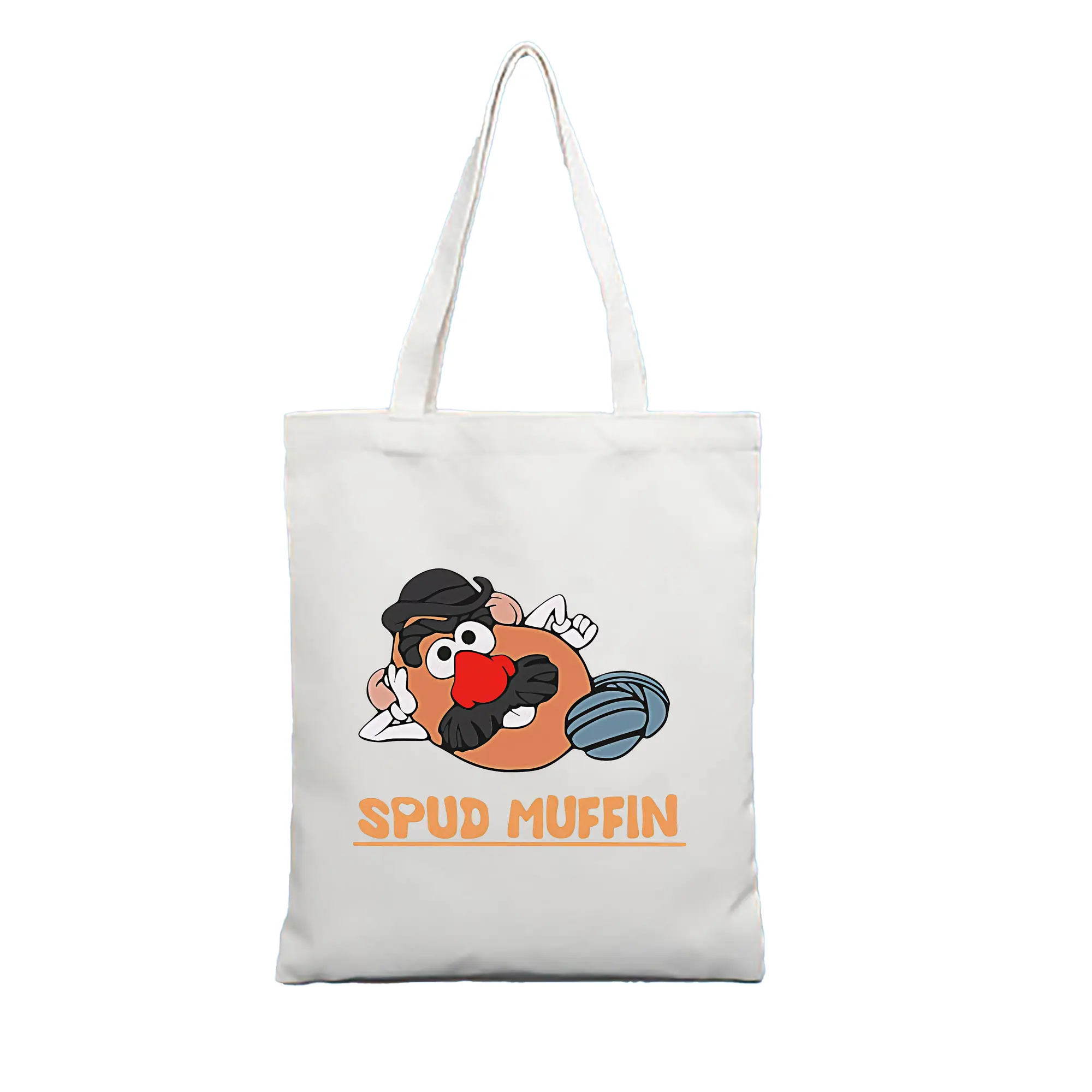 トイ・ストーリー グッズ ミスター・ポテトヘッド - 縦型キャンバス手提げバッグ（トートバッグ） ・ キャンバス素材 ・ ショッピング用 ・ 軽量 丈夫 お手入れ簡単