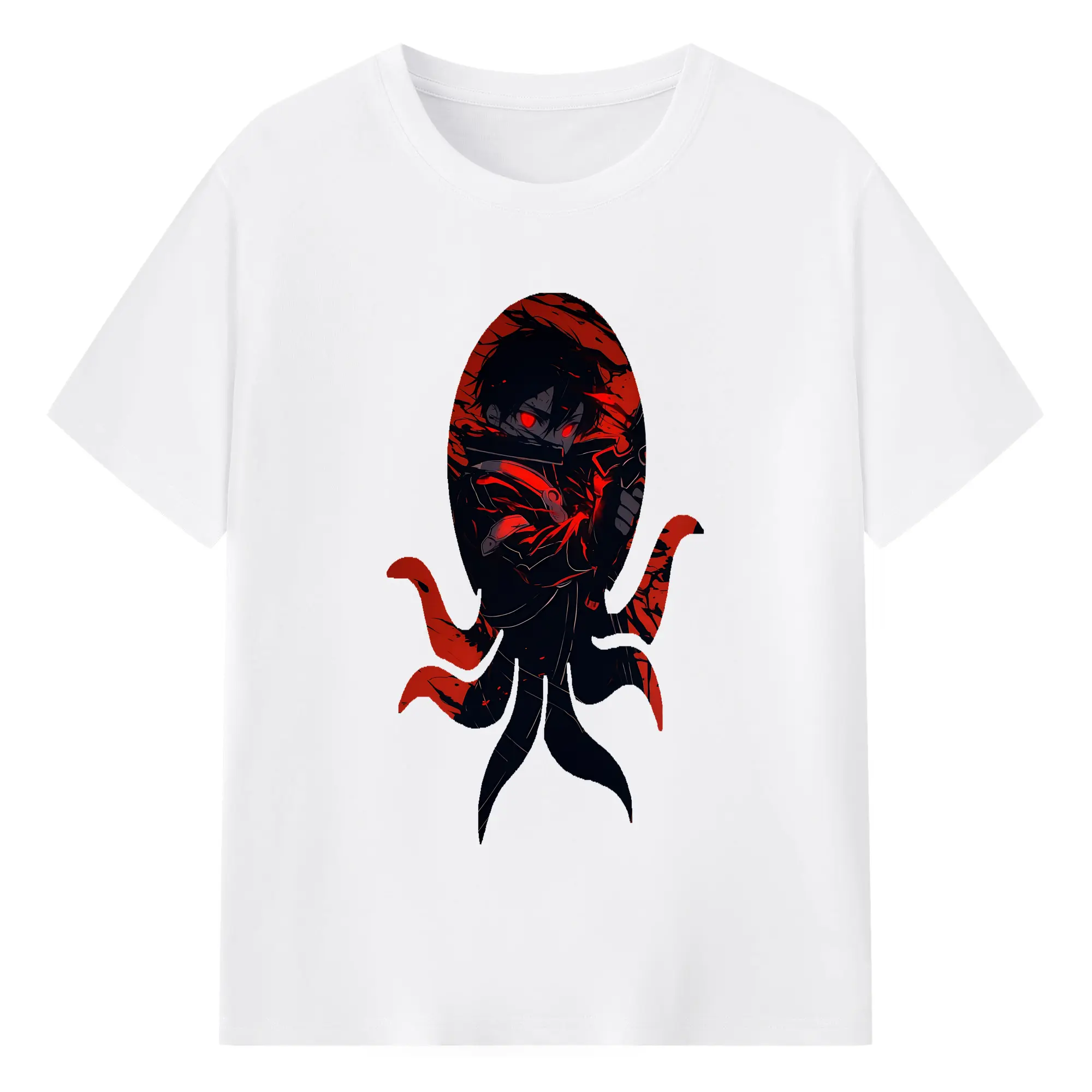 ソードアートオンライン グッズ キリト - 綿100％ 半袖Tシャツ ・ フロントプリント ・ 快適 通気性 ・ 日常使い 散歩 スポーツ用