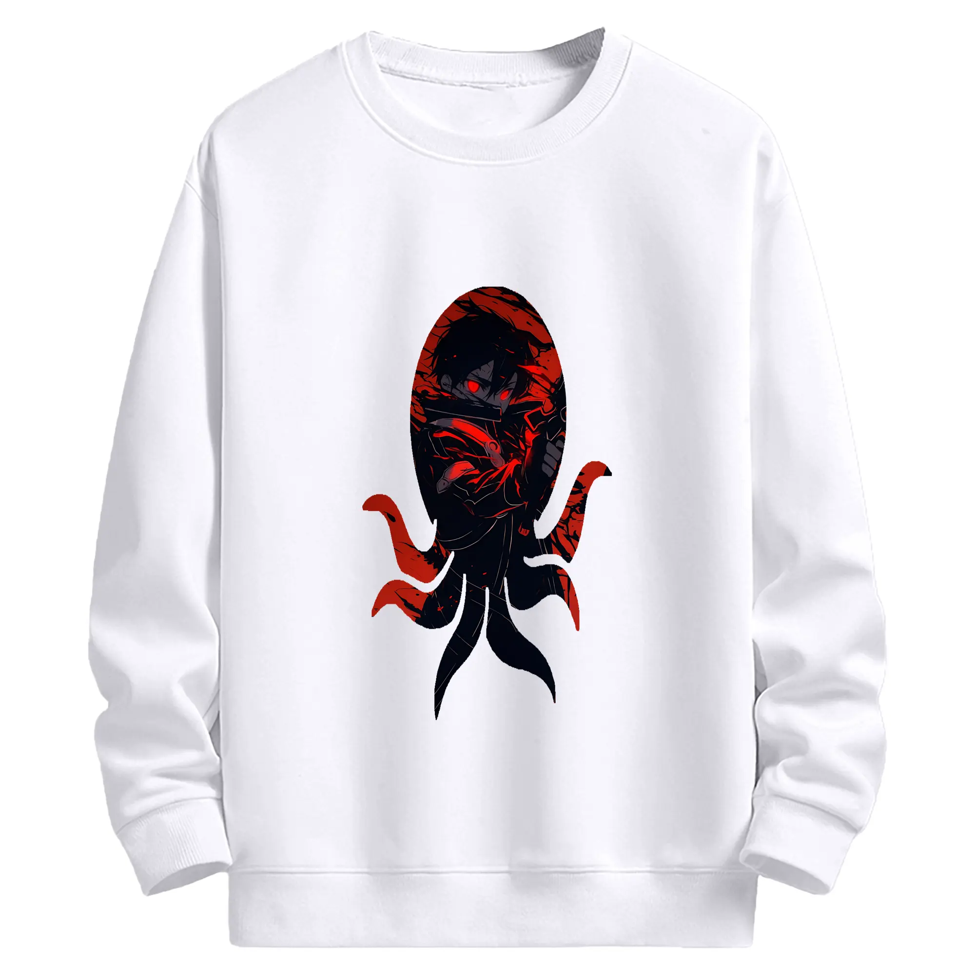 ソードアートオンライン グッズ キリト - 高品質 クルーネック スウェット ・ コットン59％ ポリエステル41％ ・ ユニセックス 長袖 トレーナー ・ カジュアル デイリー スポーツ 散歩用