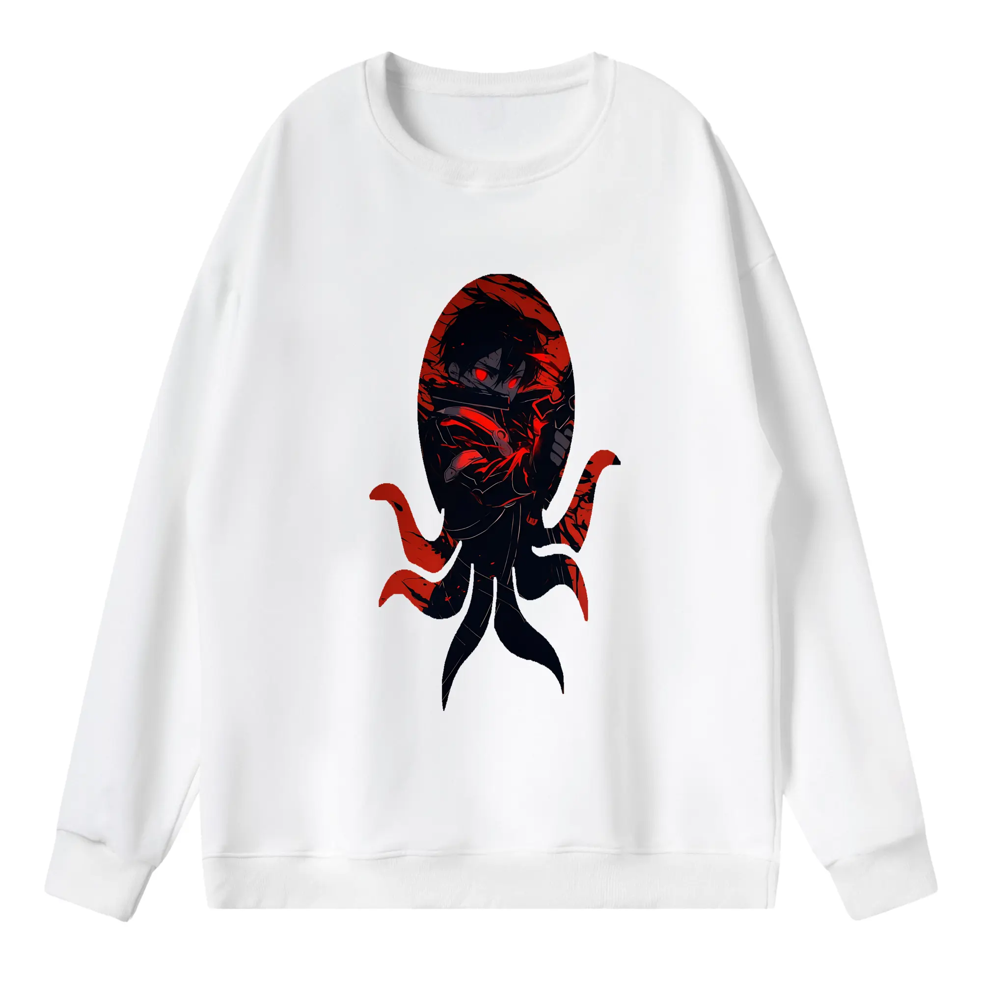 ソードアートオンライン グッズ キリト - 薄手 クルーネック スウェット 裏毛260g · ポリエステル 春秋向け カジュアル 男女兼用 · トレーナー デイリー スポーツ 散歩に最適