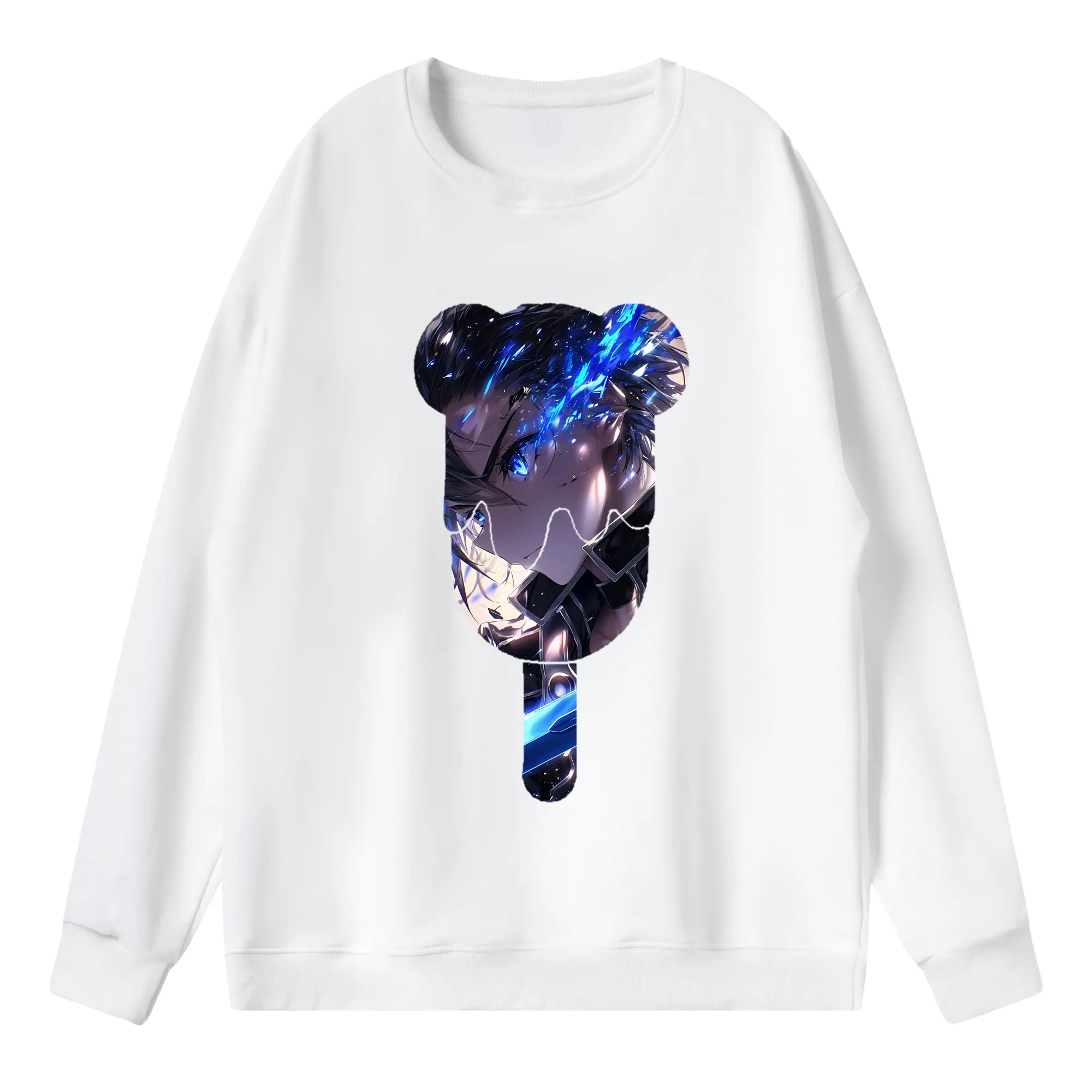 ソードアートオンライン グッズ キリト - 薄手 クルーネック スウェット 裏毛260g · ポリエステル 春秋向け カジュアル 男女兼用 · トレーナー デイリー スポーツ 散歩に最適