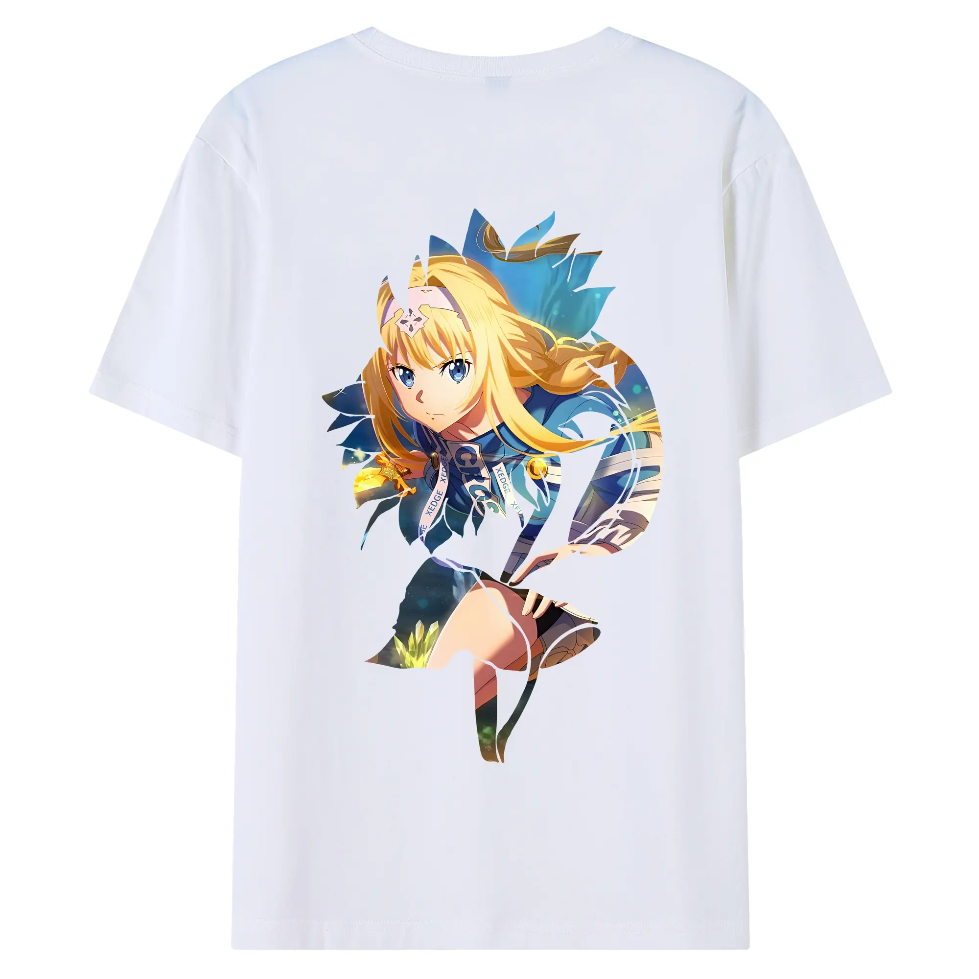 ソードアートオンライン グッズ アリス・ツーベルク - 綿100％ 半袖Tシャツ ・ バックプリント ・ 快適 通気性 ・ 日常使い 散歩 スポーツ用